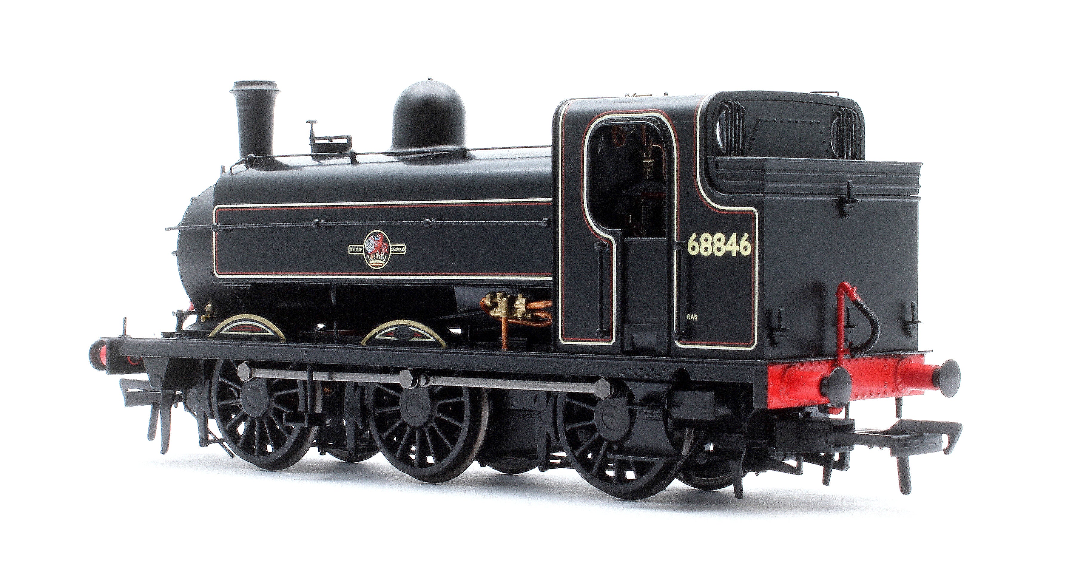 958511 LNER J52/2 No.68846 BR Lined Black Late Crest Steam Tank Locomotive - DCC Sound - Image 2