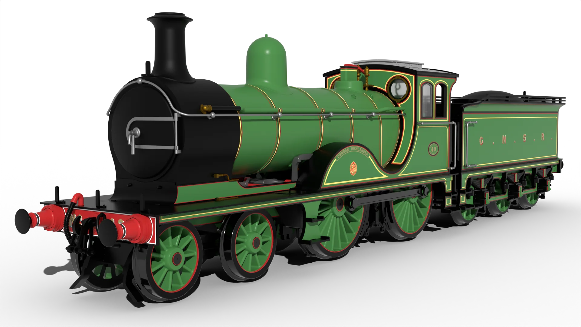 959512 LNER D40 Class 4-4-0 No.49 'Gordon Highlander' - GNoSR Green Railtour Condition Steam Locomotive - DCC Sound