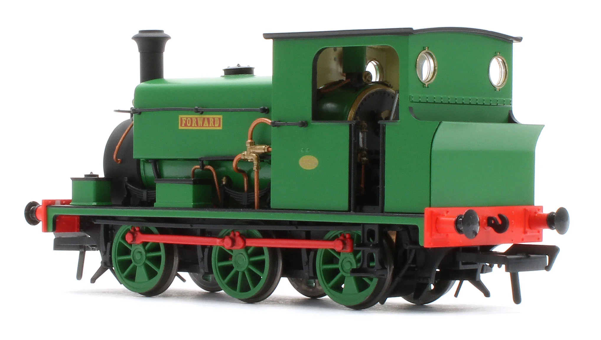 960006 Manning Wardle L Class 'Forward' in Plain Green 0-6-0ST Steam Tank Locomotive - Image 3