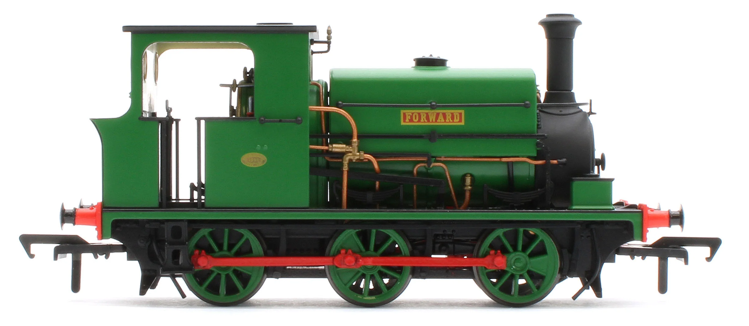 960006 Manning Wardle L Class 'Forward' in Plain Green 0-6-0ST Steam Tank Locomotive - Image 5