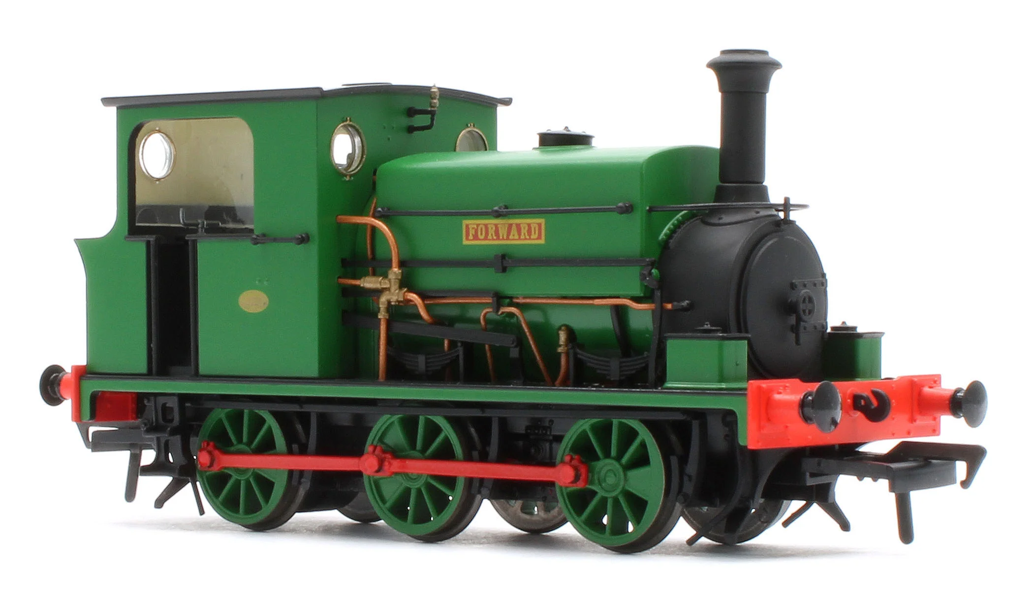 960006 Manning Wardle L Class 'Forward' in Plain Green 0-6-0ST Steam Tank Locomotive - Image 6