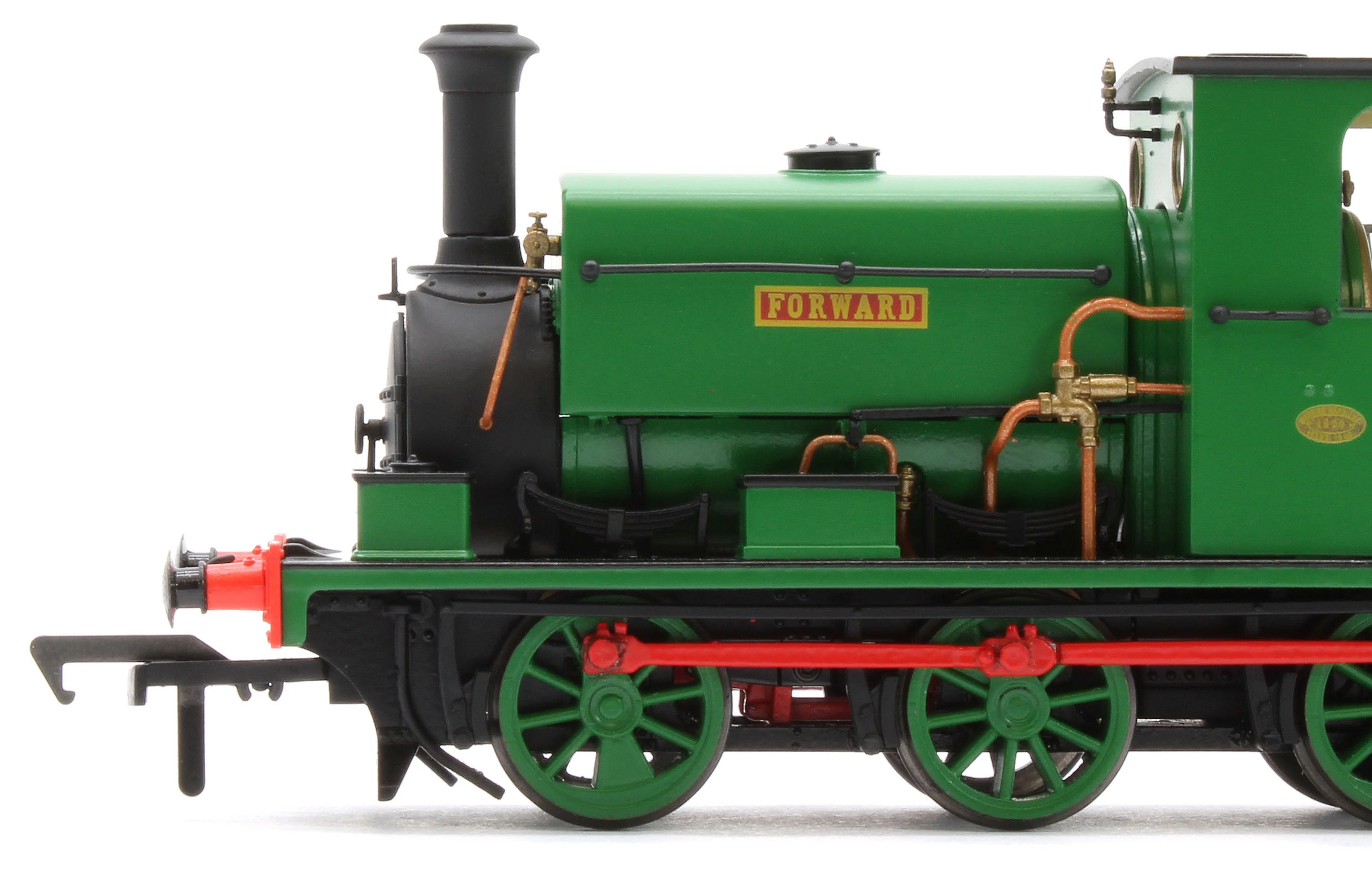 960006 Manning Wardle L Class 'Forward' in Plain Green 0-6-0ST Steam Tank Locomotive - Image 9