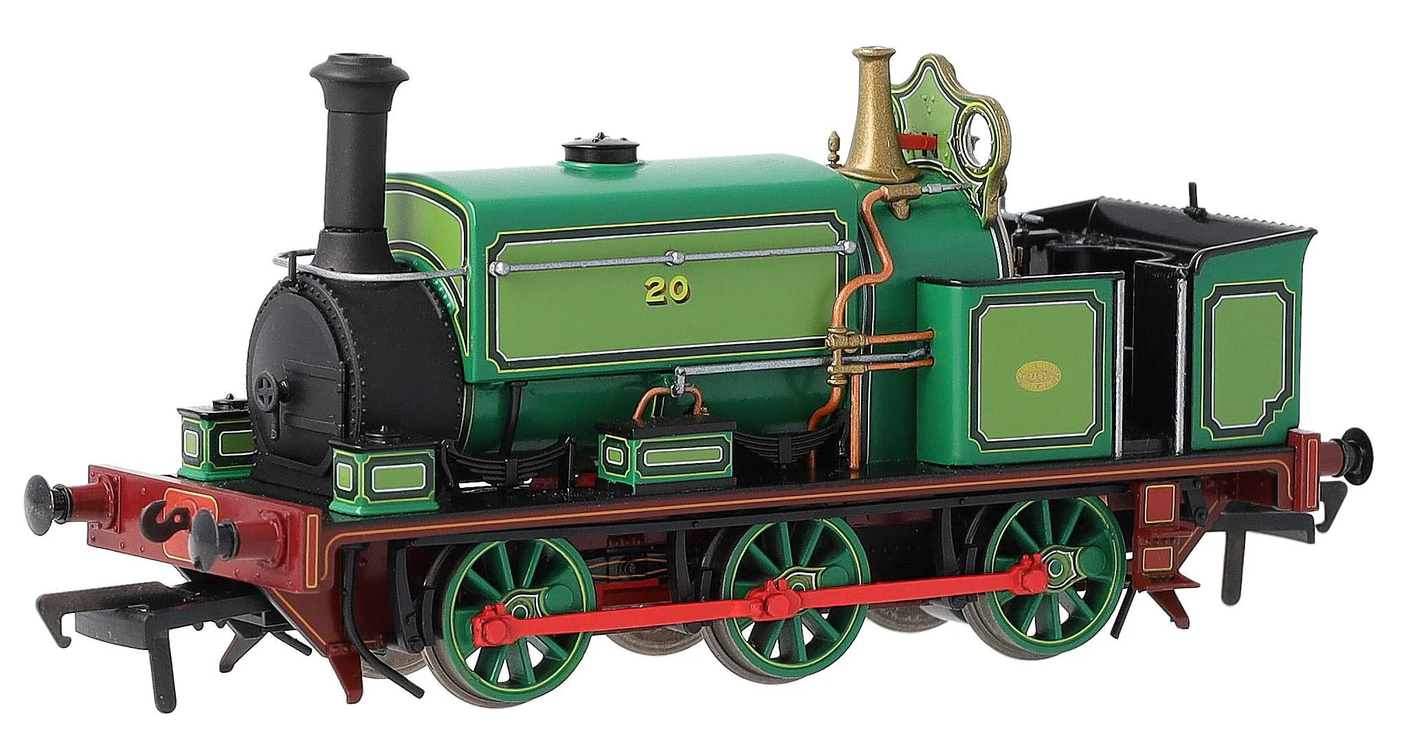 960505 Manning Wardle L Class 'Logan and Hemmingway' No.20 in Lined Green 0-6-0ST Steam Tank Locomotive - DCC Sound