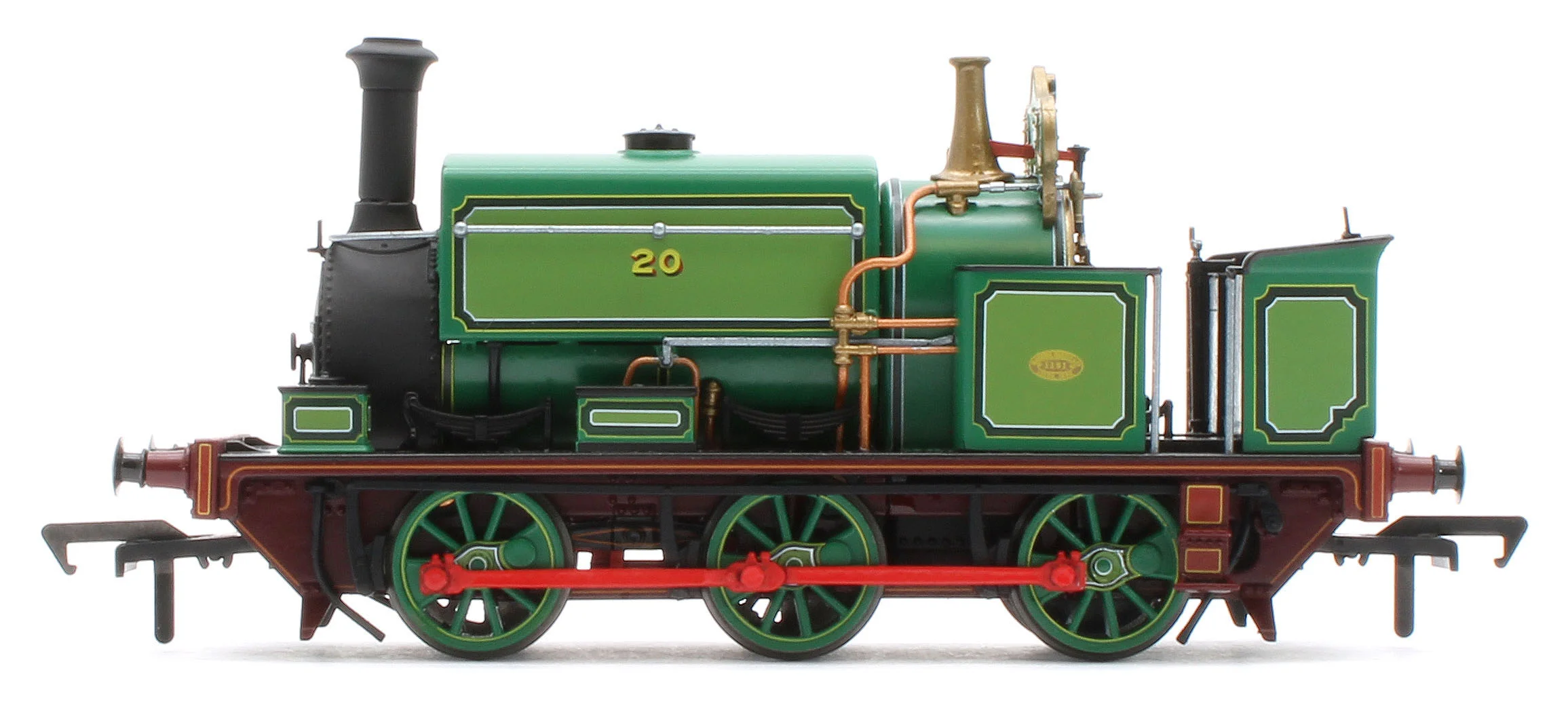 960505 Manning Wardle L Class 'Logan and Hemmingway' No.20 in Lined Green 0-6-0ST Steam Tank Locomotive - DCC Sound - Image 2