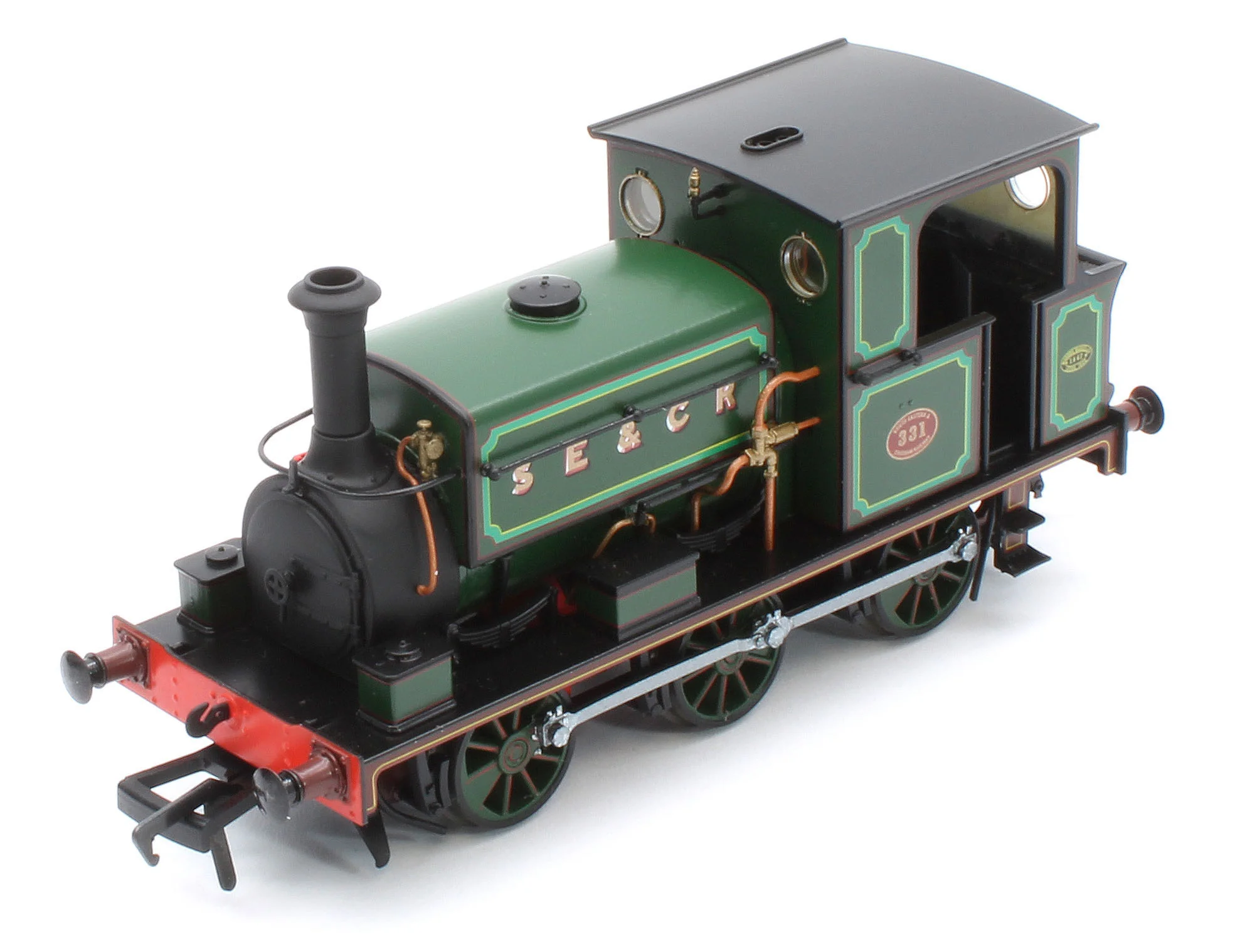 960509 Manning Wardle L Class 'What If' SECR No.331 Fully Lined Wainwright Green 0-6-0ST Steam Tank Locomotive - DCC Sound - Image 11