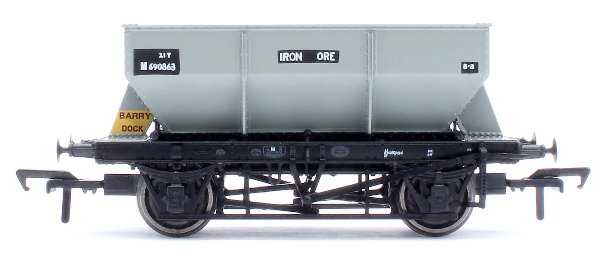 963008 LMS Iron Ore Hopper - BR (Iron Ore) No.M690863 - Image 2