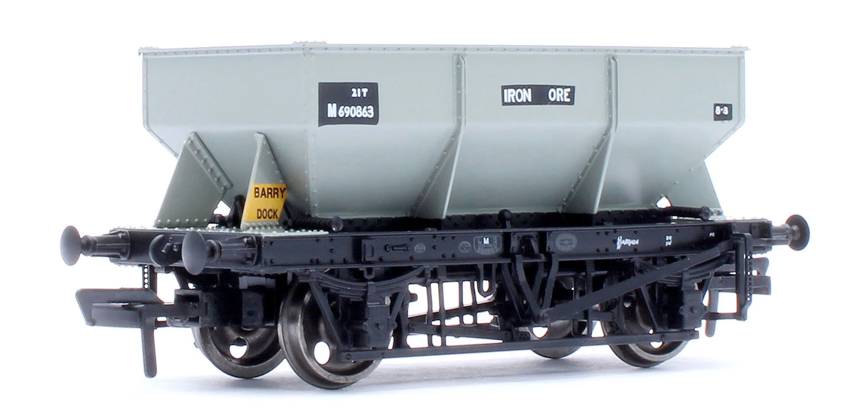 963008 LMS Iron Ore Hopper - BR (Iron Ore) No.M690863 - Image 3