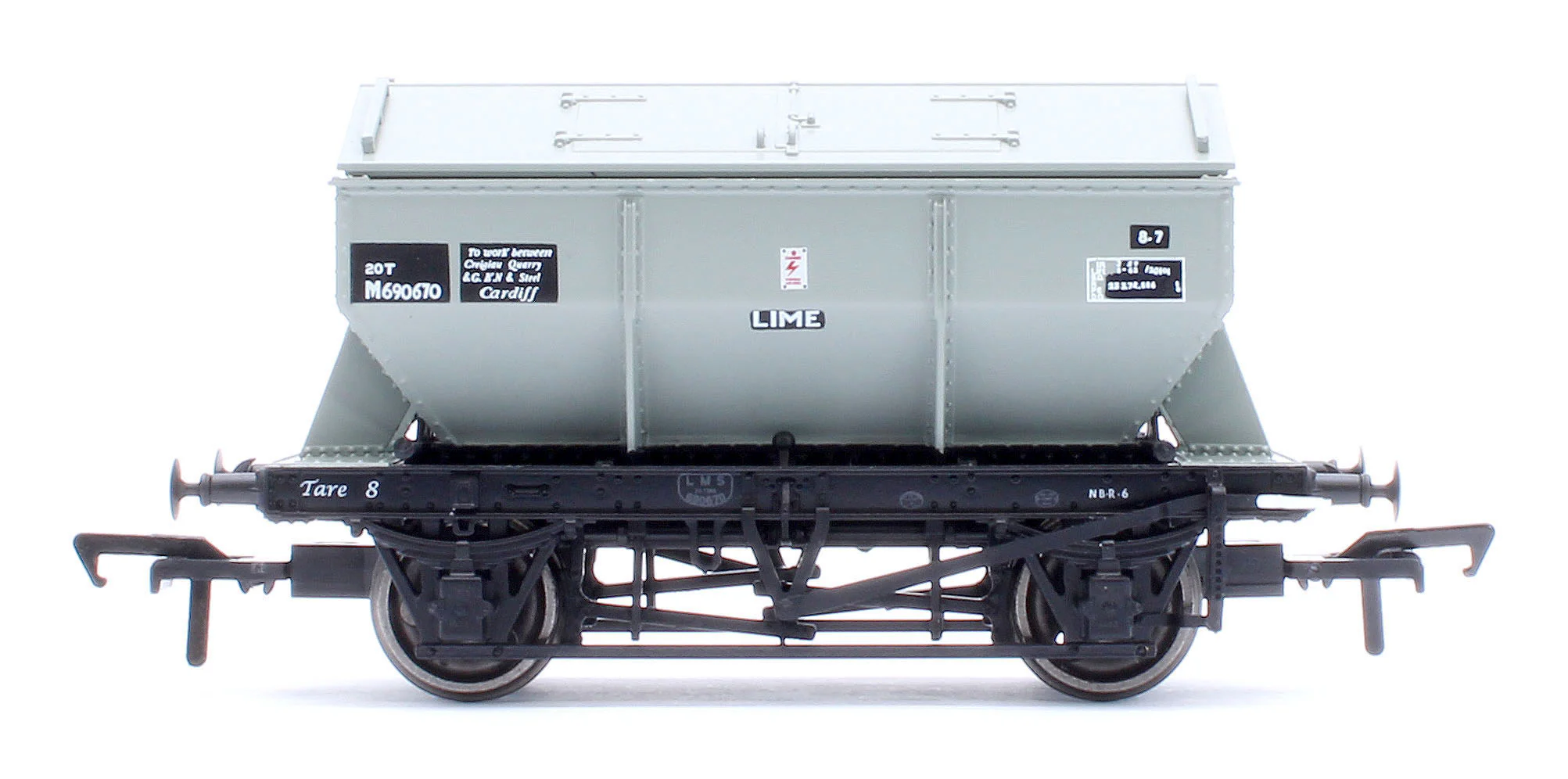 963011 LMS Iron Ore Hopper - BR (Lime) No.M690670 - Image 2
