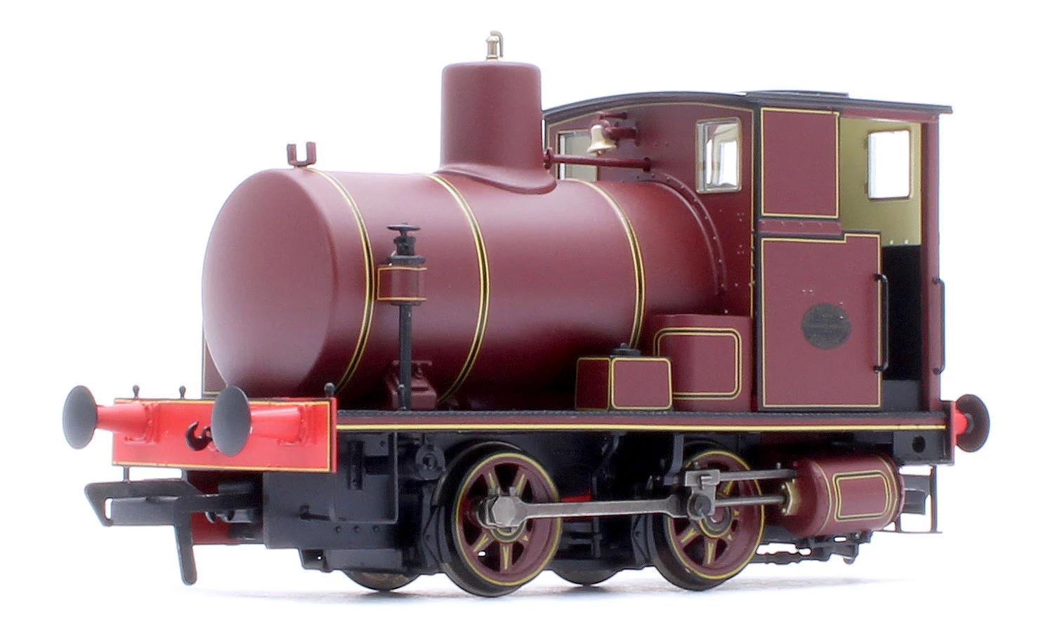 965010 Andrew Barclay Fireless 0-4-0 - Lined Maroon Steam Locomotive