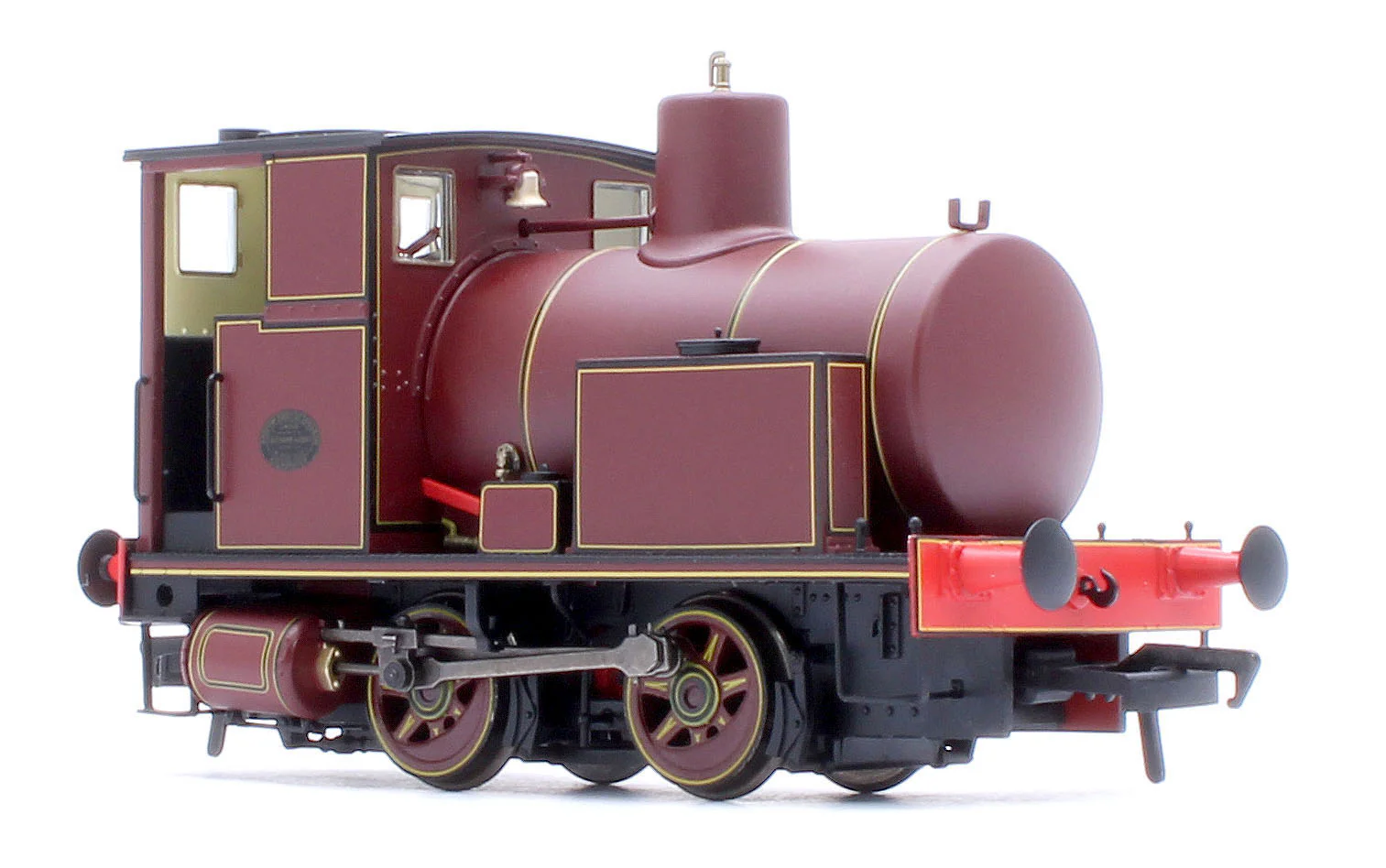965010 Andrew Barclay Fireless 0-4-0 - Lined Maroon Steam Locomotive - Image 6