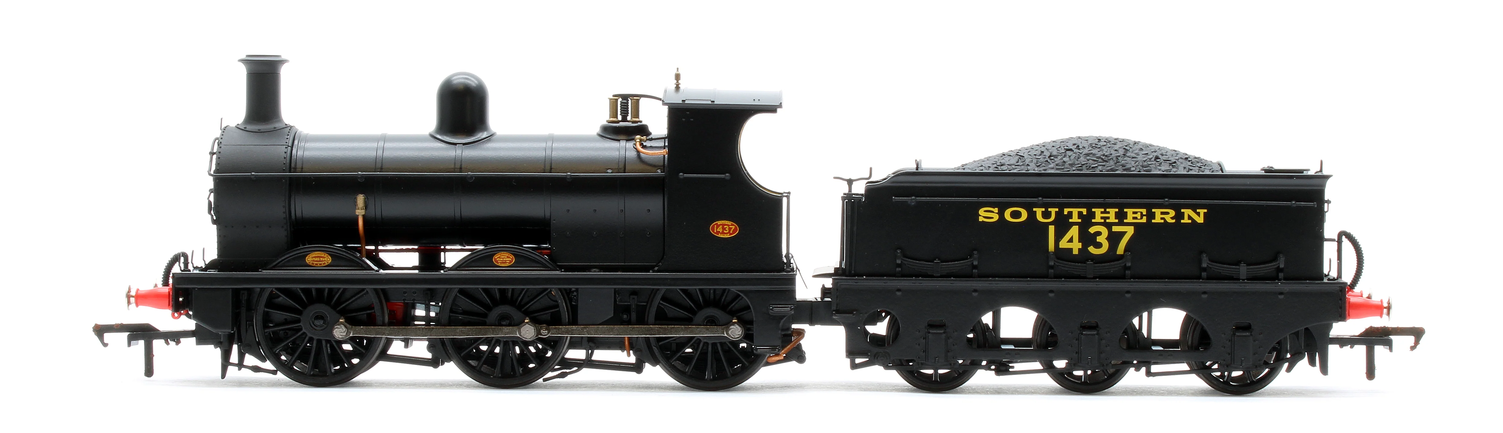 966505 SECR O1 No.1437 SR Plain Black (Egyptian Lettering) Steam Locomotive - DCC Sound - Image 5
