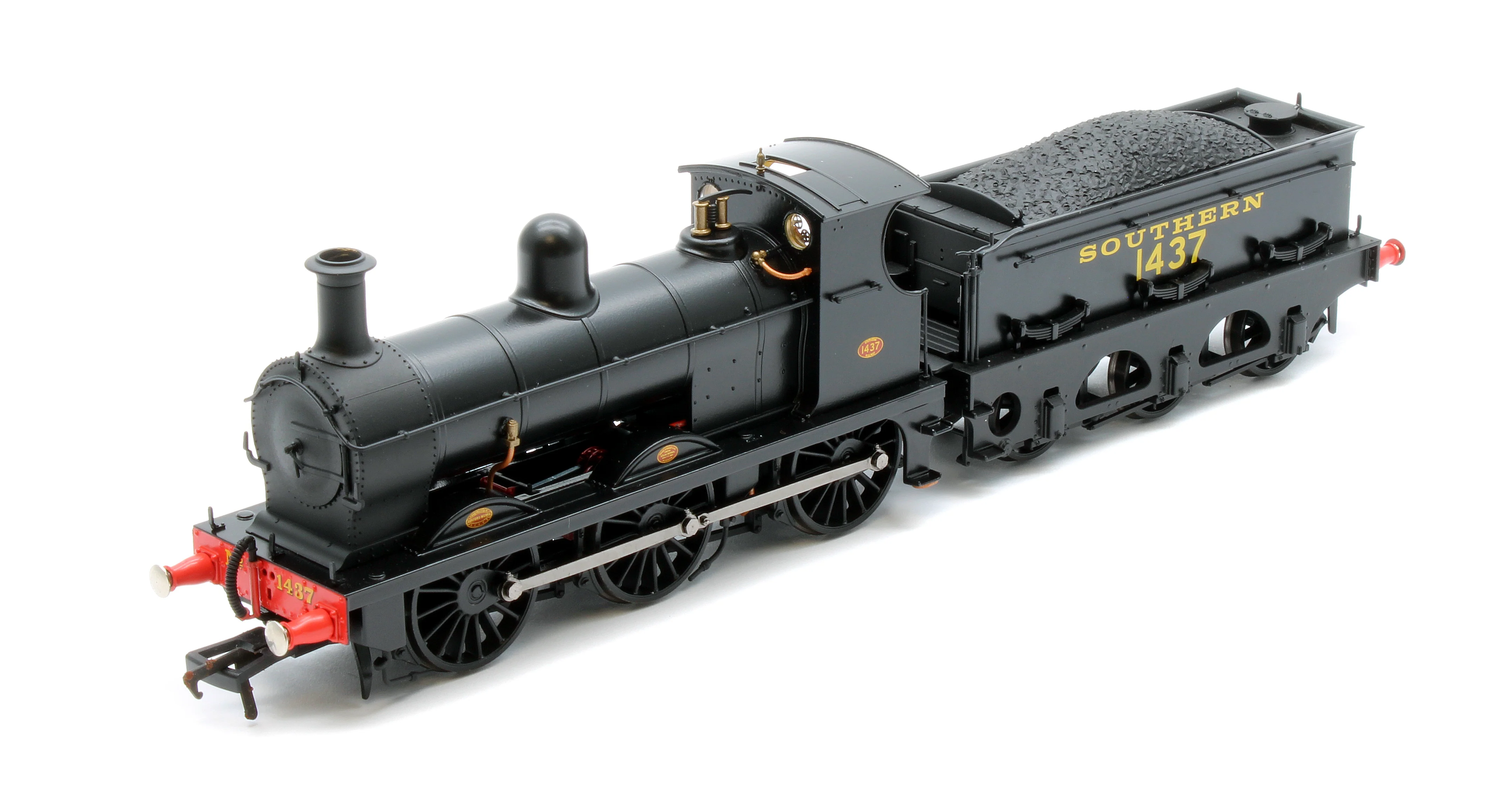 966505 SECR O1 No.1437 SR Plain Black (Egyptian Lettering) Steam Locomotive - DCC Sound - Image 8