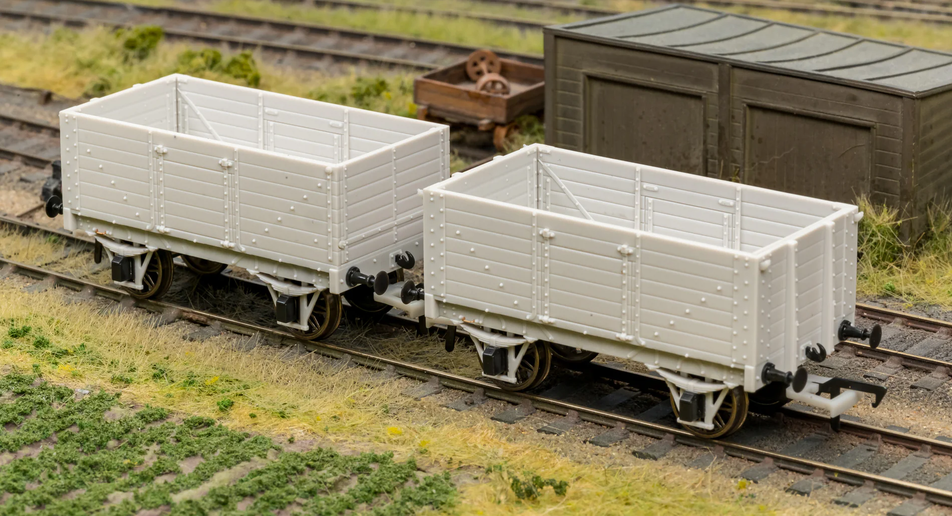 967802 RCH 1907 Spec Open Wagon Kingsbury No. 338 7-plank wagon with side doors - Image 10