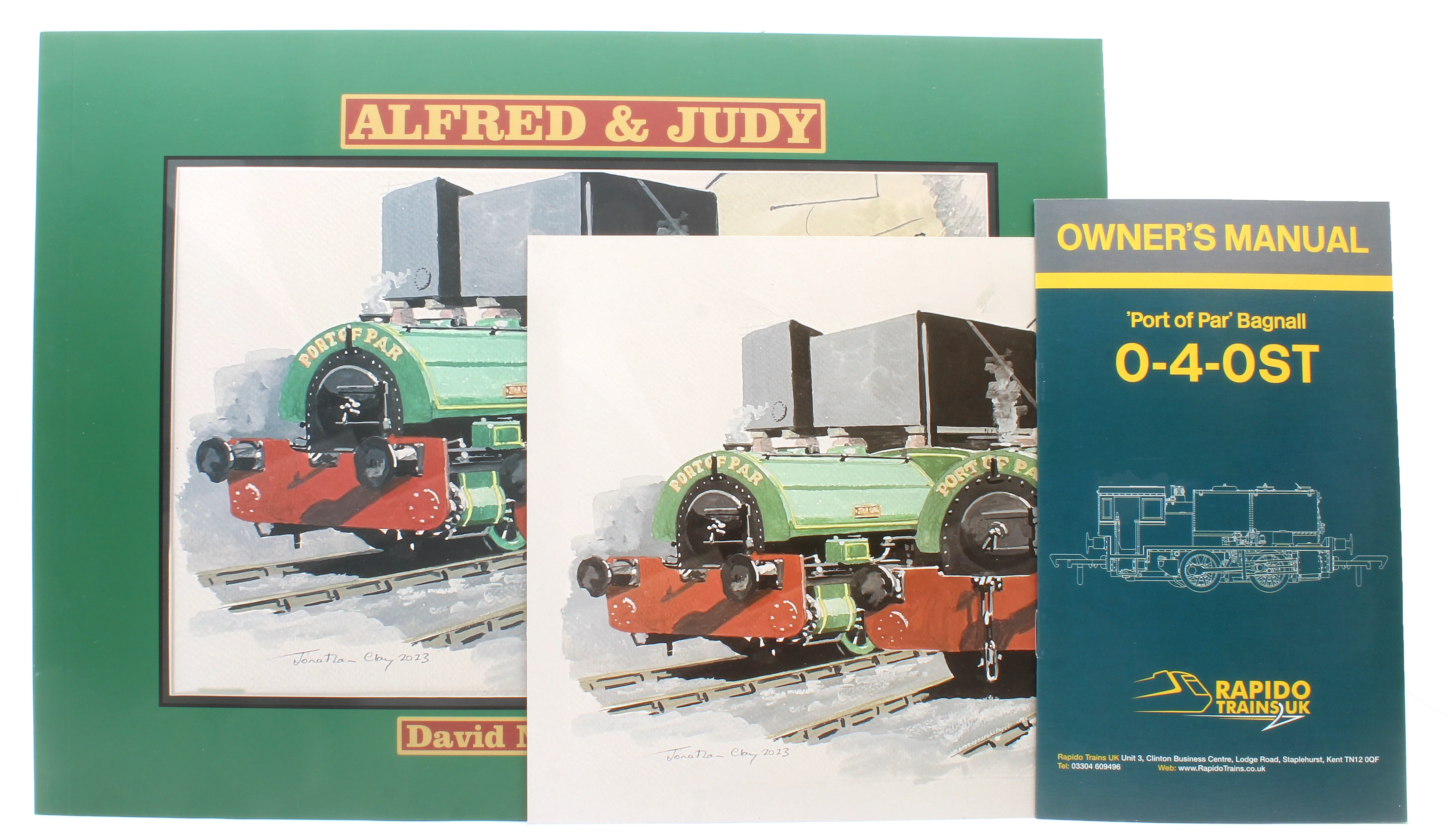 968502 Port of Par Bagnalls Twin Pack - Lined Light Green (As Preserved) Steam Locomotive - DCC Sound - Image 16