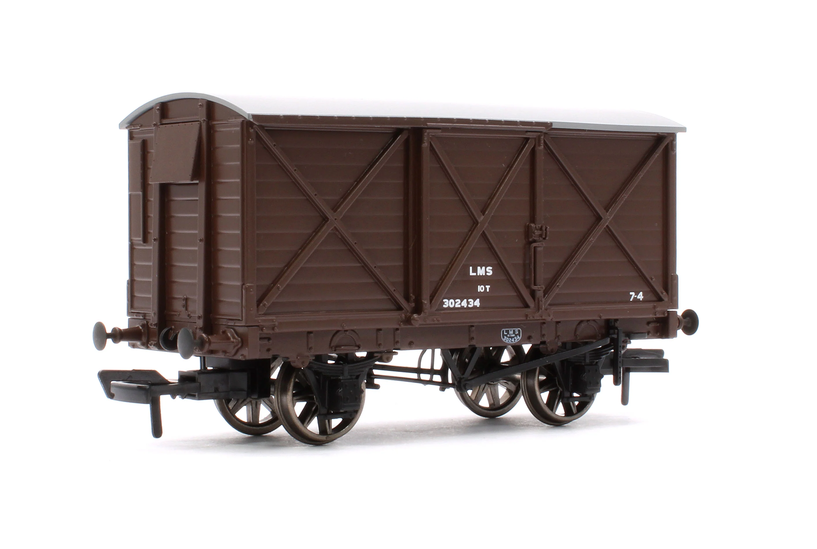 976009 Caledonian Railway Dia.67 10t Van - LMS (post-36) No.302434