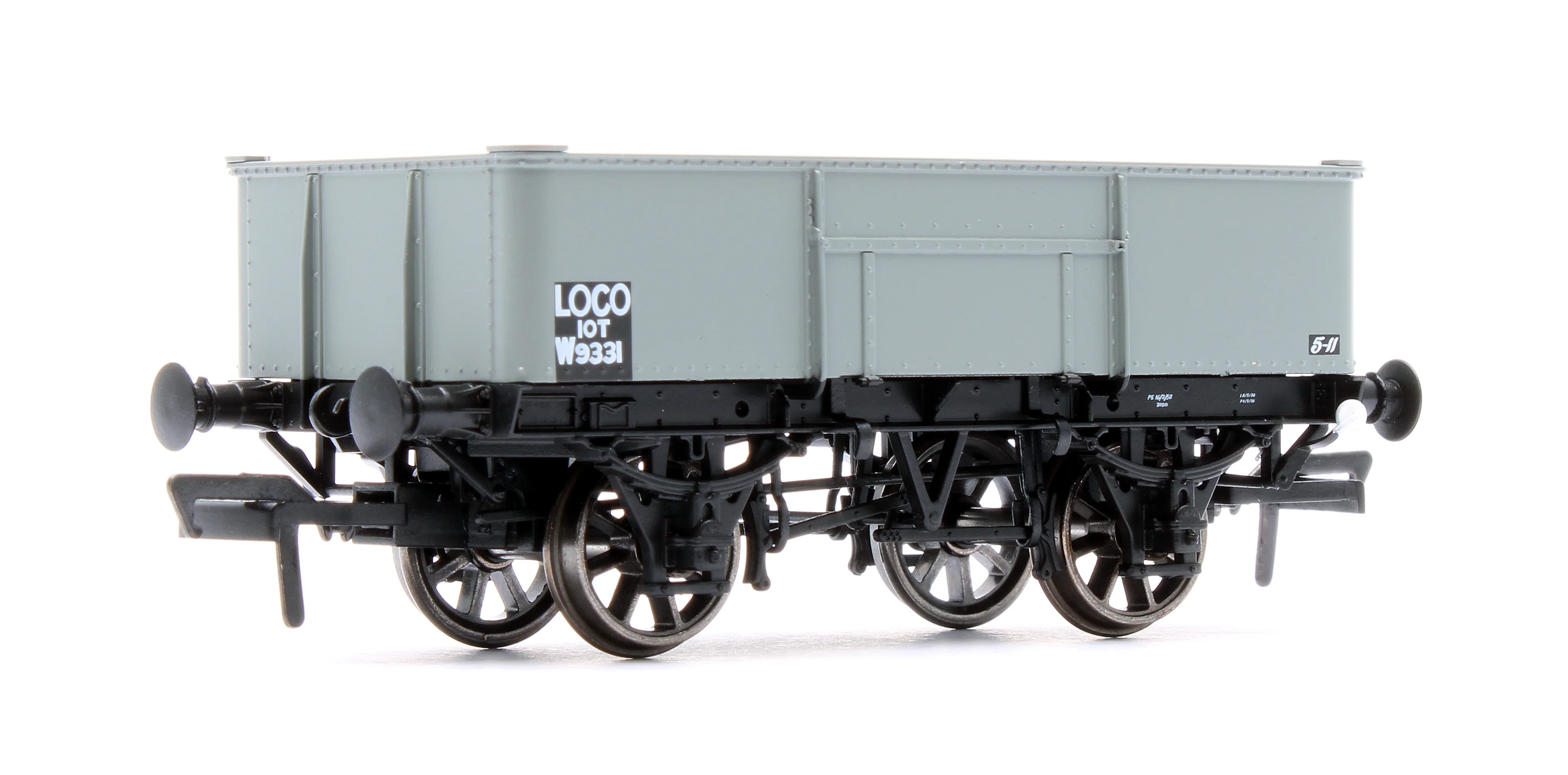 977009 Diagram N19 Loco Coal Wagon - BR No.W9331
