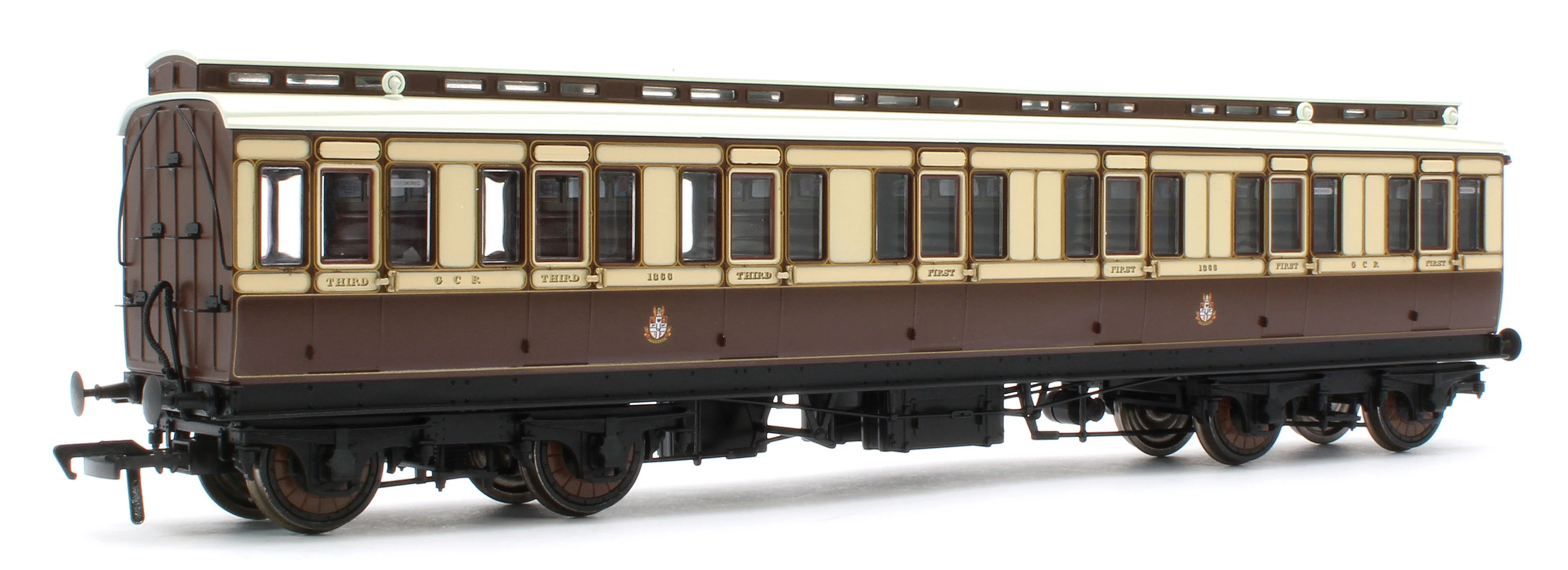 978017 48' GCR ‘Evolution’ Bogie Coach Non-Corridor Carriage No.1876, No.2305 & No.1366 3-Pack - Image 9