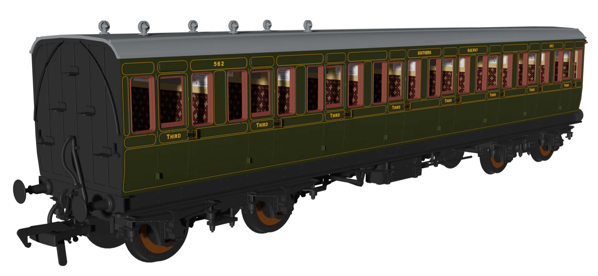 978215 Evolution' 48' SR Olive Non-Corridor Third No.562