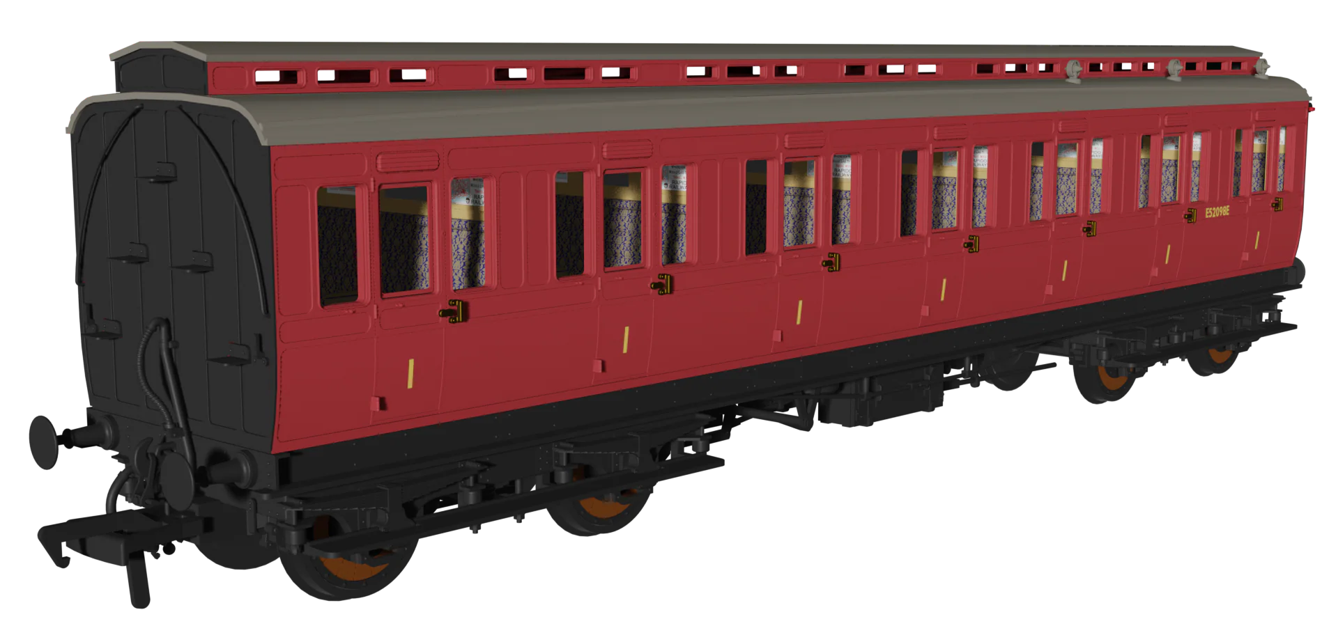 978229 Evolution' 48' BR Crimson Non-Corridor First No.E52098E