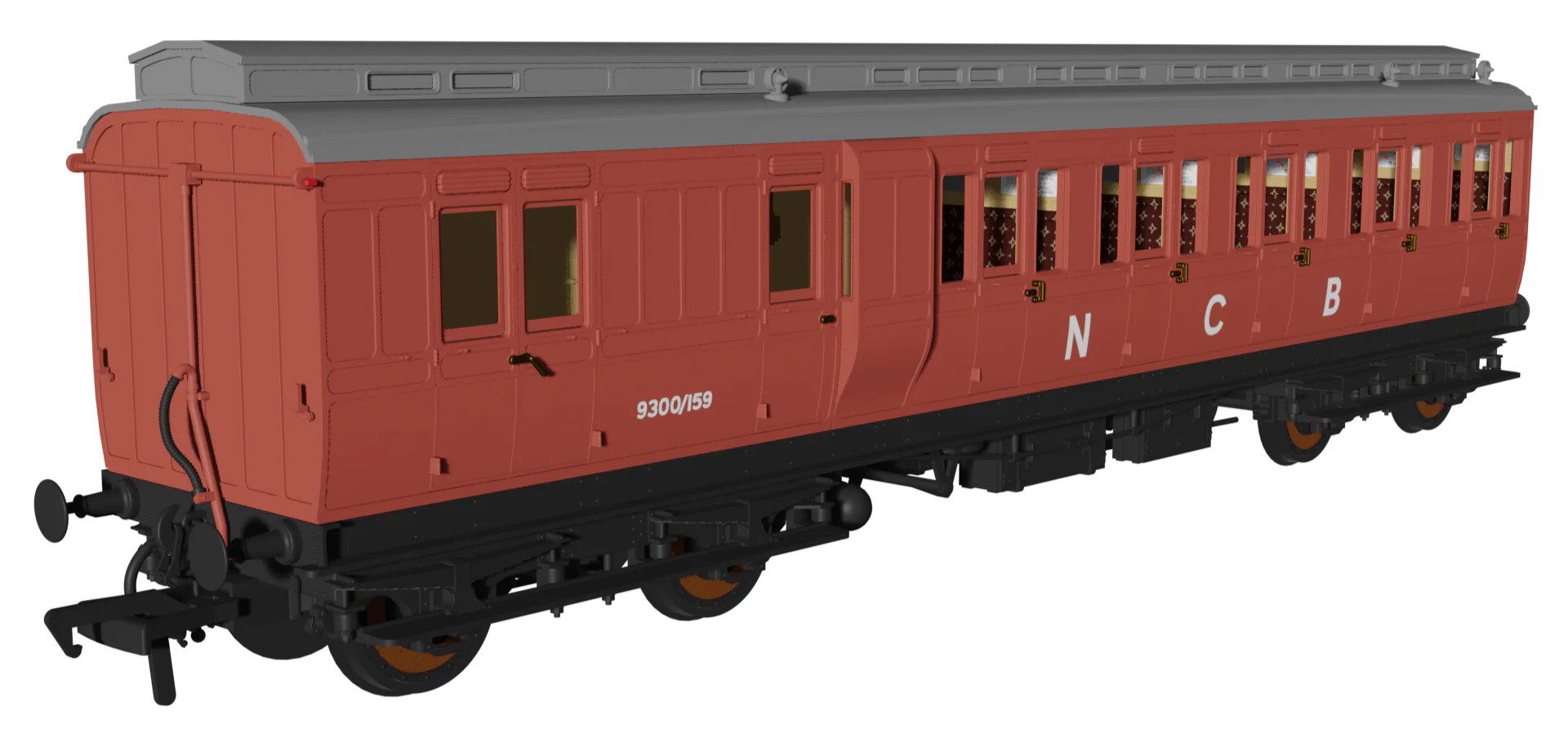 978237 Evolution' 48' NCB Non-Corridor Carriage No.9300/159, 9300/163 & 9300/151 Triple Pack - Image 3