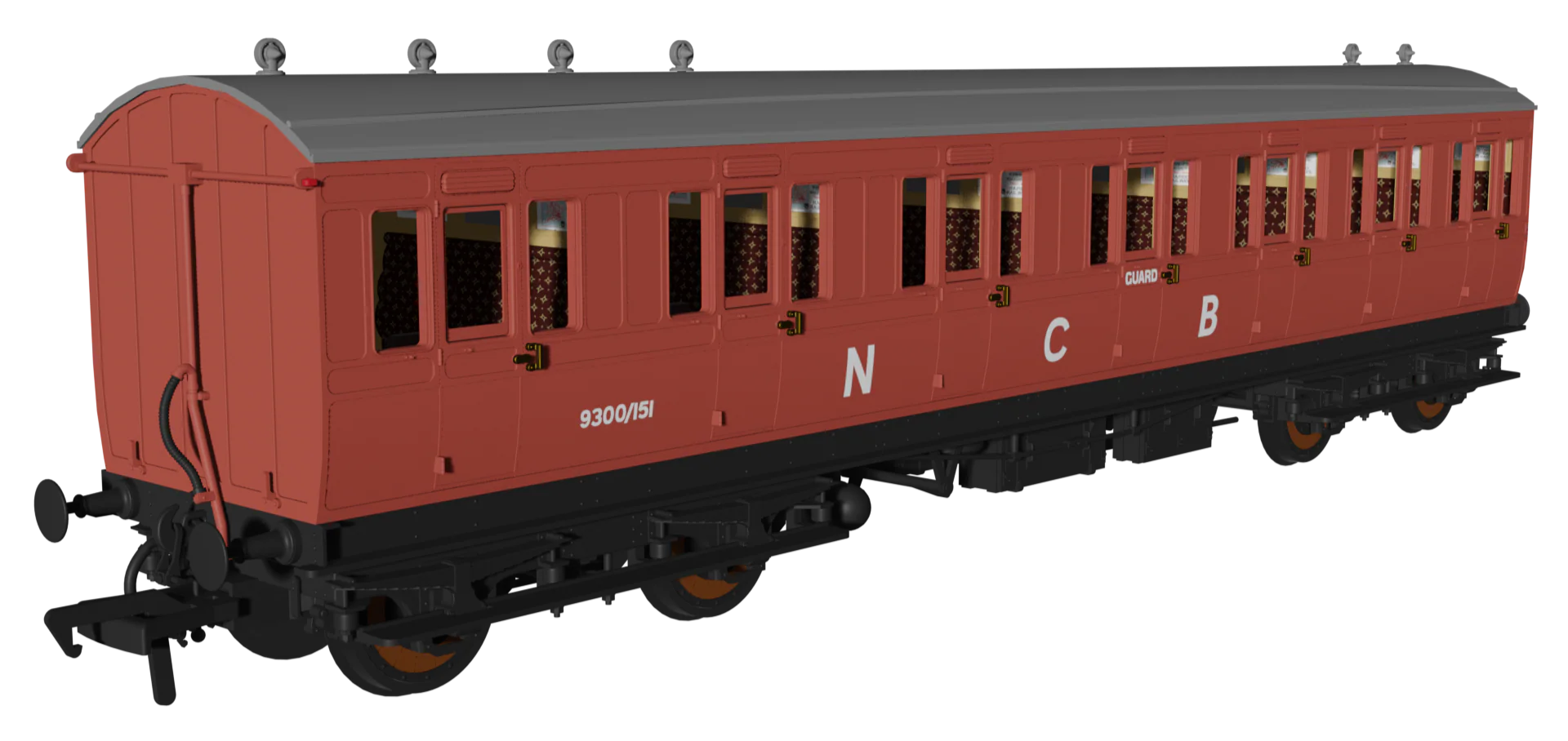 978237 Evolution' 48' NCB Non-Corridor Carriage No.9300/159, 9300/163 & 9300/151 Triple Pack - Image 5