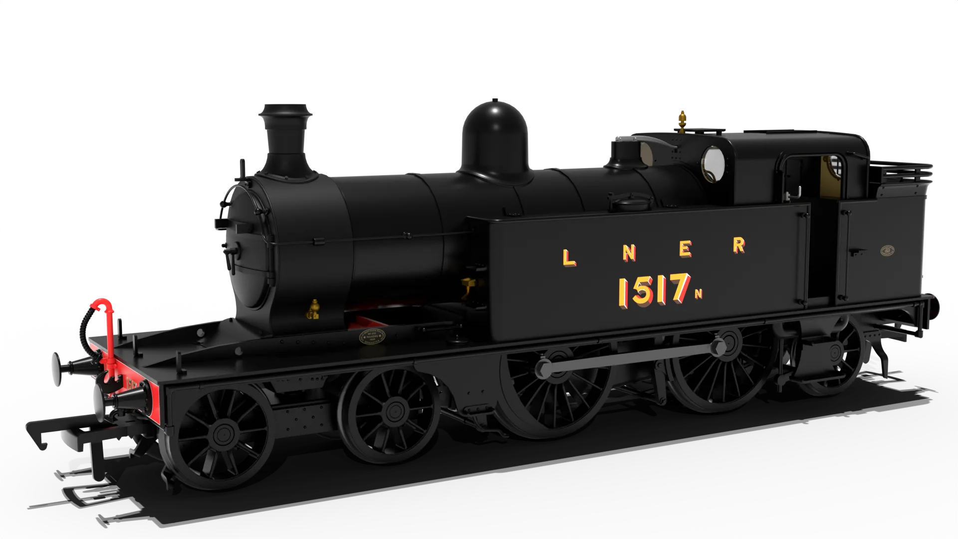989504 LNER C12 Tank No.1517N L&NER Black Steam Locomotive - DCC Sound