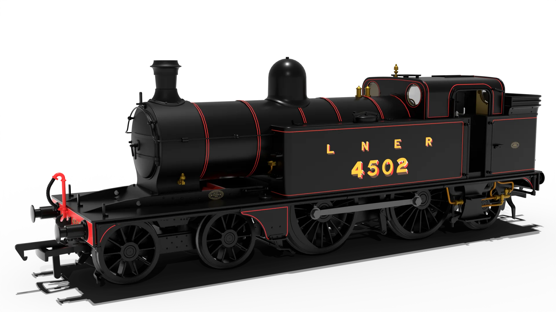 989006 LNER C12 Tank No.4502 LNER Lined Black Steam Locomotive