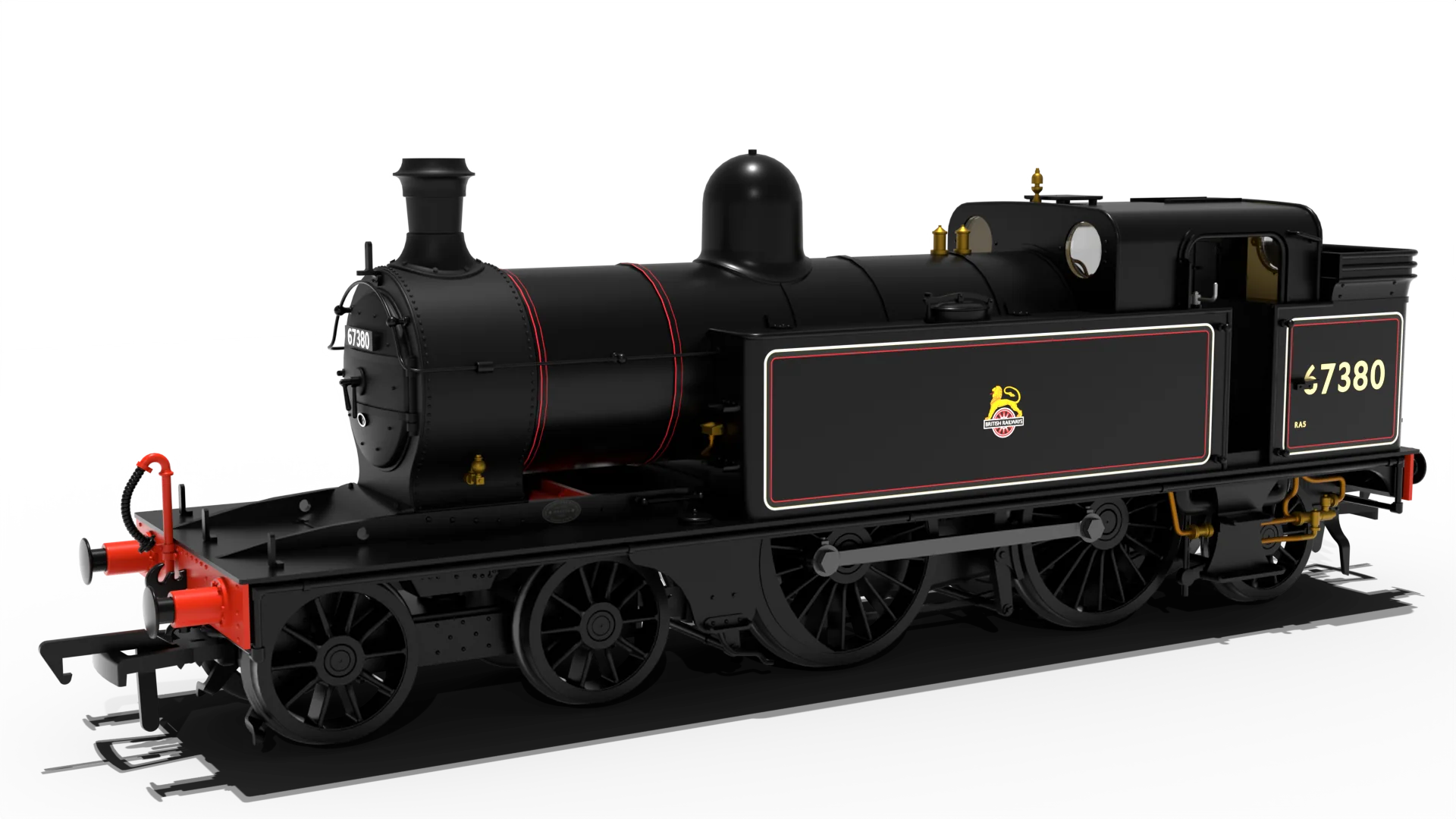 989010 LNER C12 Tank No.67380 BR Lined Black (Early Crest) Steam Locomotive