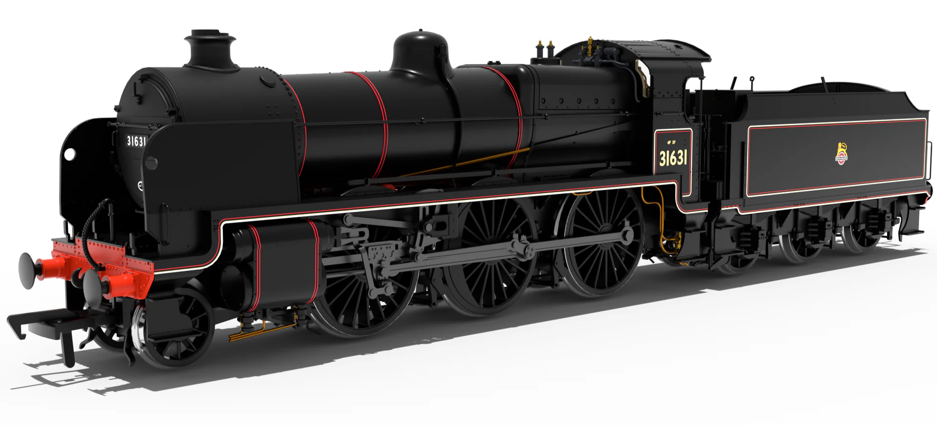 992007 SR U Class 2-6-0 No.31631 - BR Lined Black Early Crest Steam Locomotive