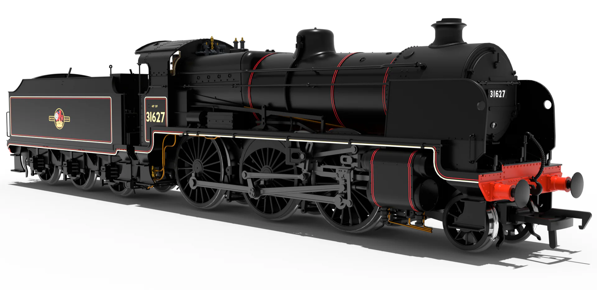 992509 SR U Class 2-6-0 No.31627 - BR Lined Black Late Crest Steam Locomotive - DCC Sound - Image 2
