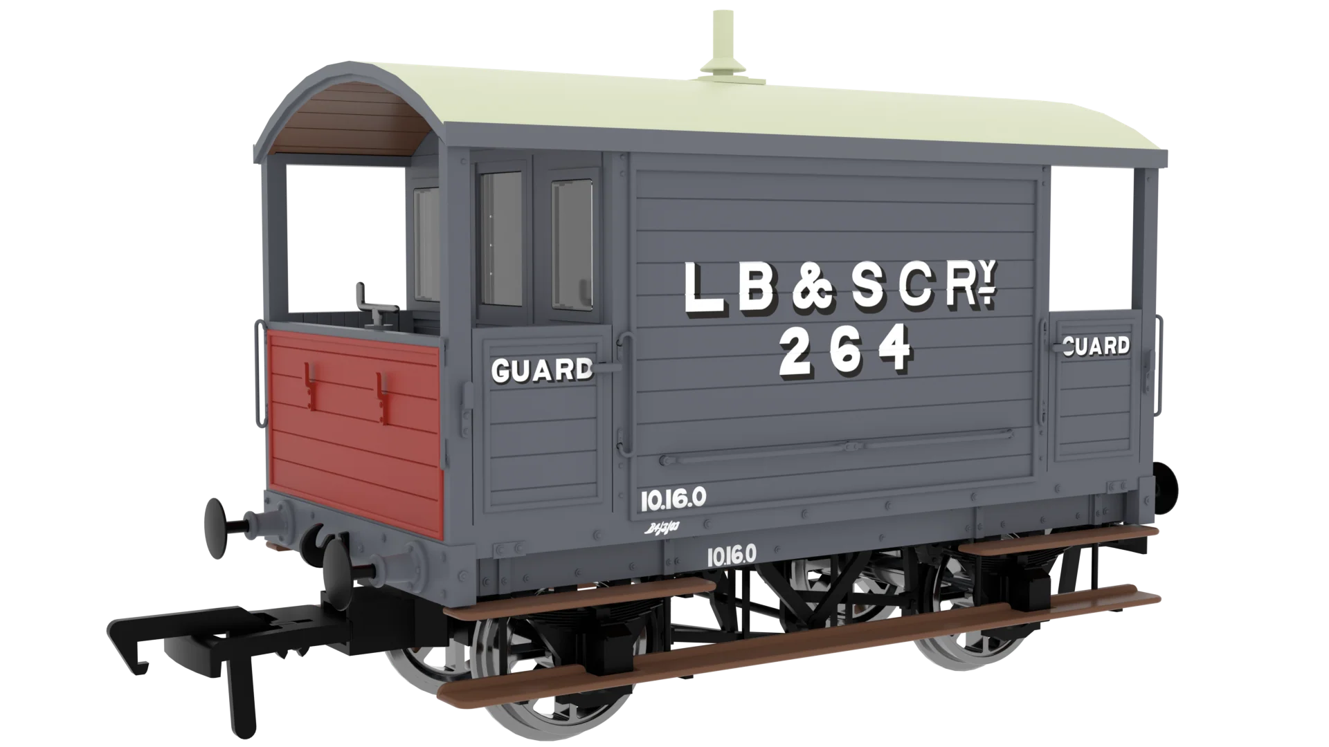 994001 LBSC 4 Wheel Brake Van - LB&SCRy No.264