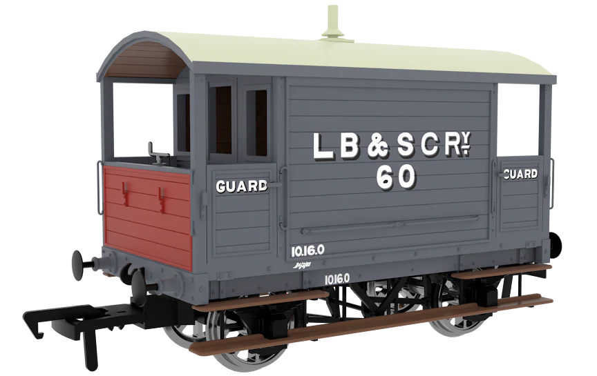 994008 LBSC 4 Wheel Brake Van - LB&SCRy No.60