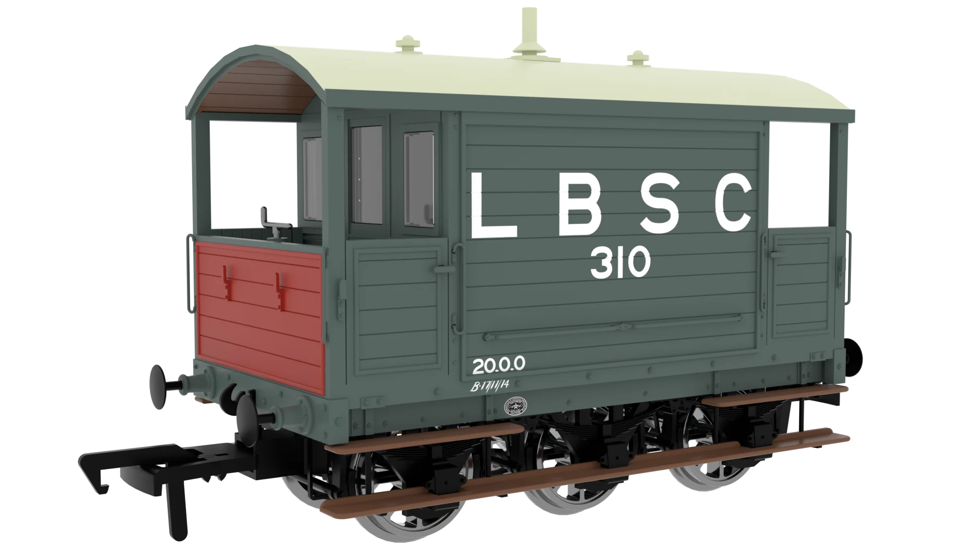 994104 LBSC 6 Wheel Brake Van - LBSC No.310