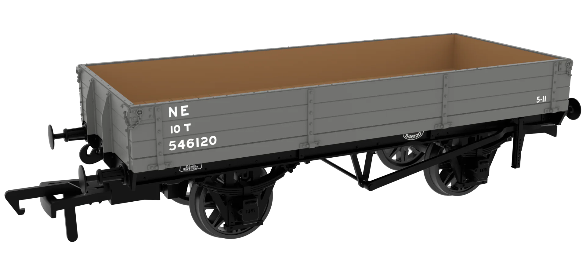 996009 GCR Dia. 6C 3-Plank Open - No. 546120 LNER Grey (post-’36)