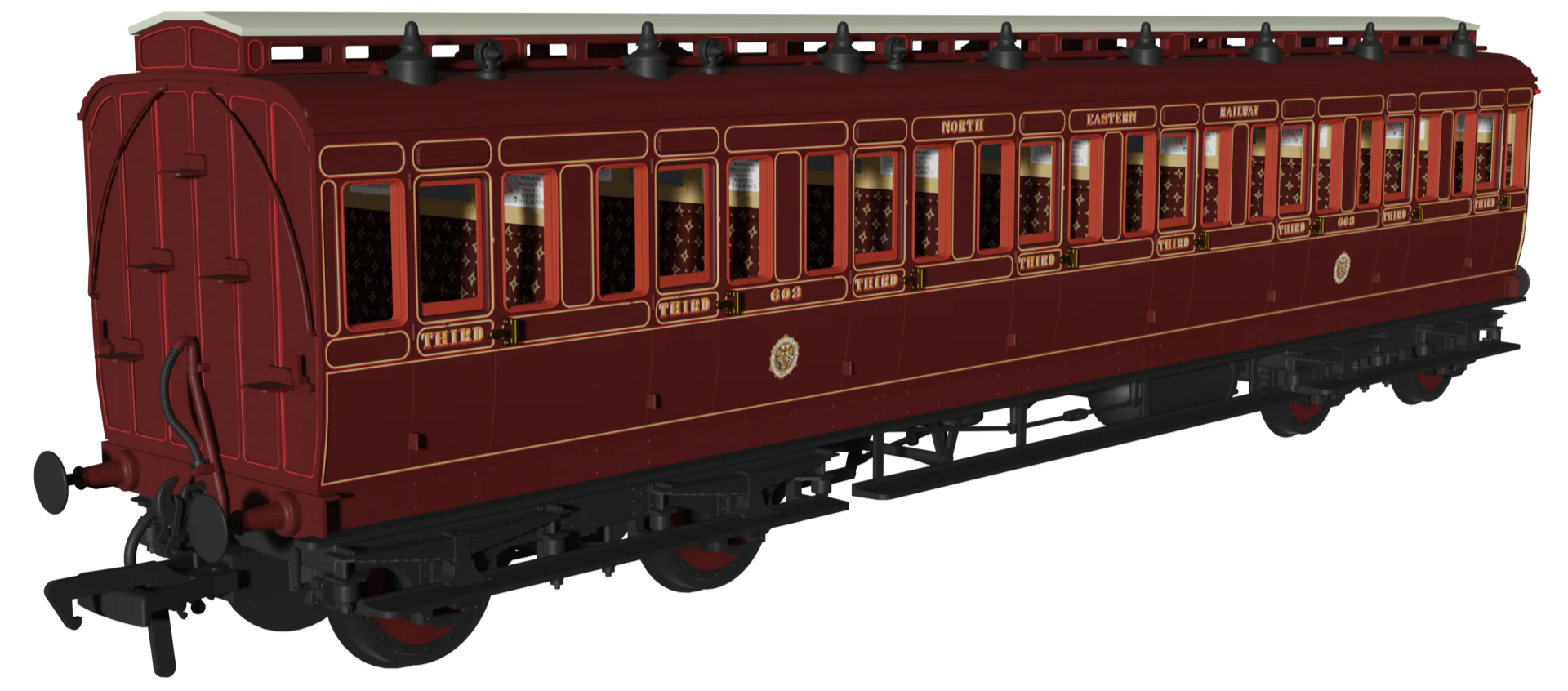 978149 ‘Evolution’ 48’ North Eastern Railway Crimson Lake No.1347, 603 & 818 Triple Pack - Image 3