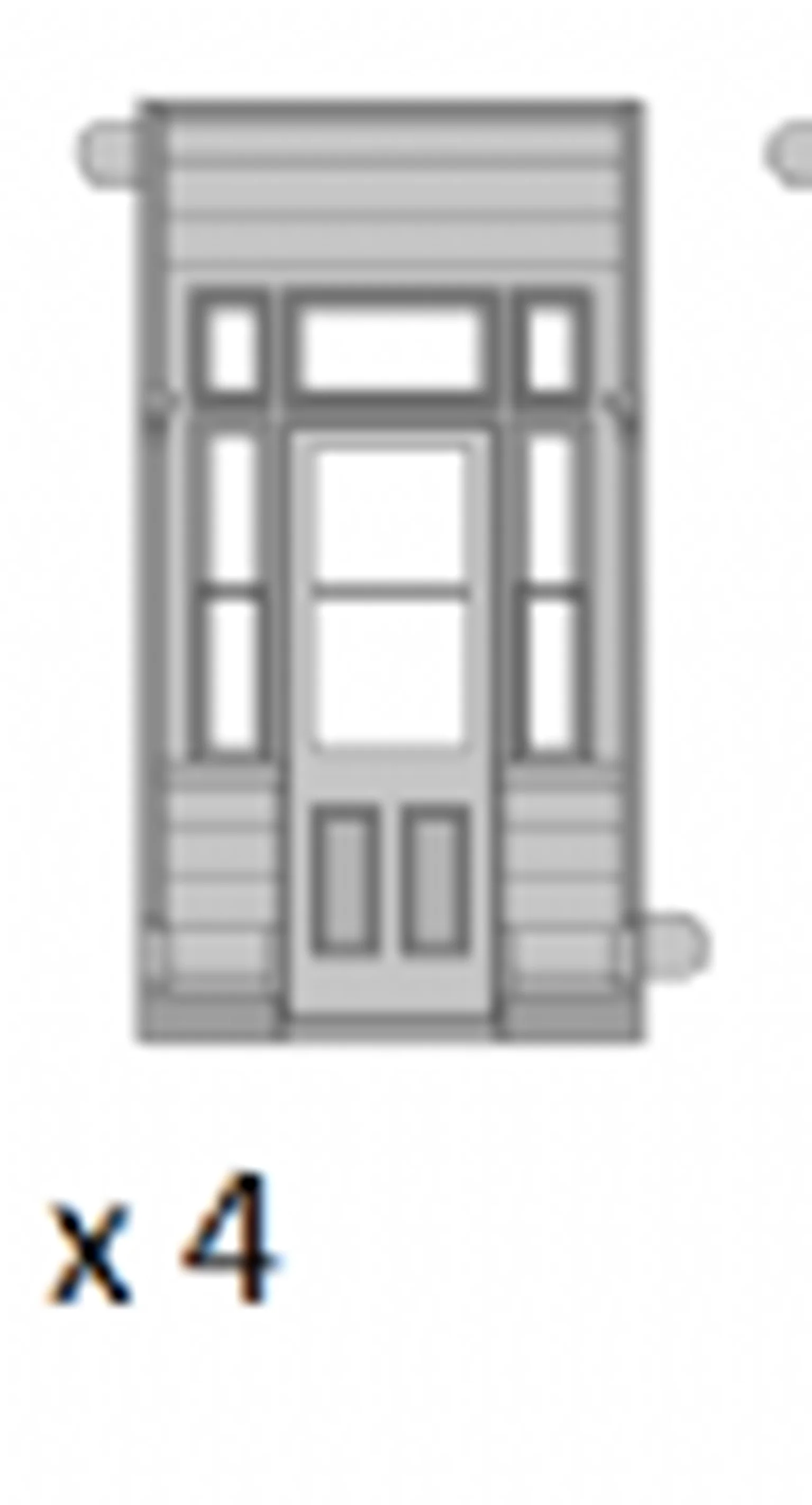 GJ03 4 x Single Door Panels - Image 2