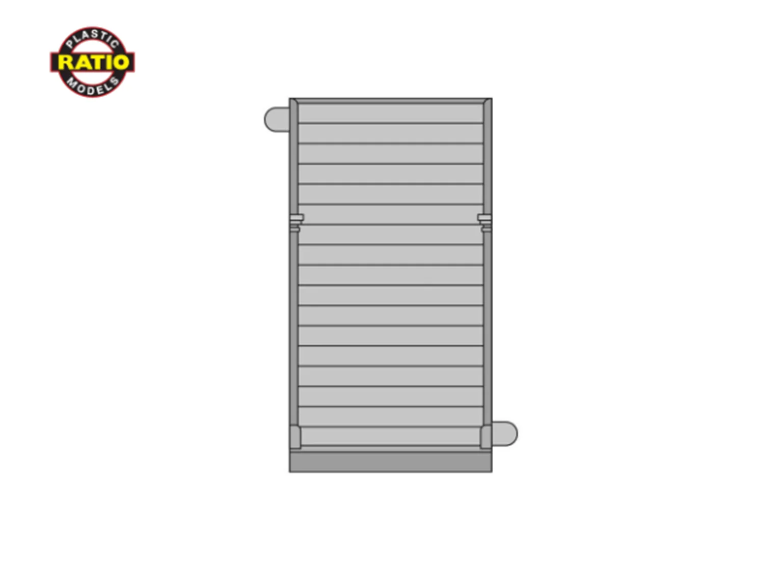 GJ04 4 x Plain Boarded Panels