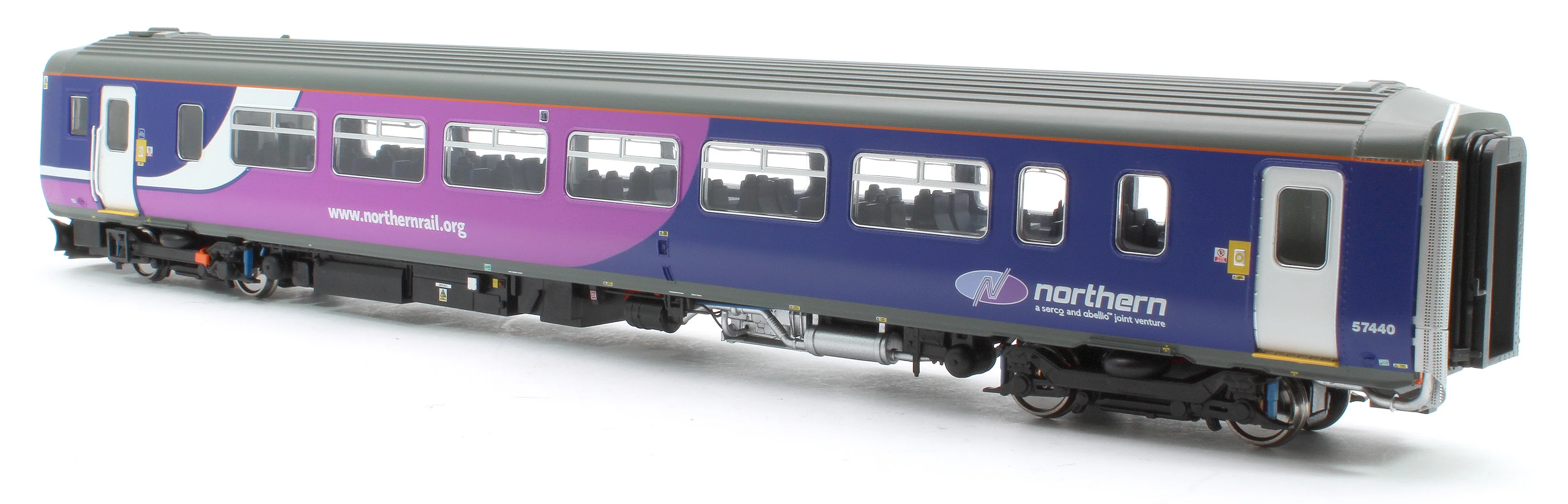 RT156-422 Class 156 Northern Midnight Blue Livery 2 Car DMU - Image 10