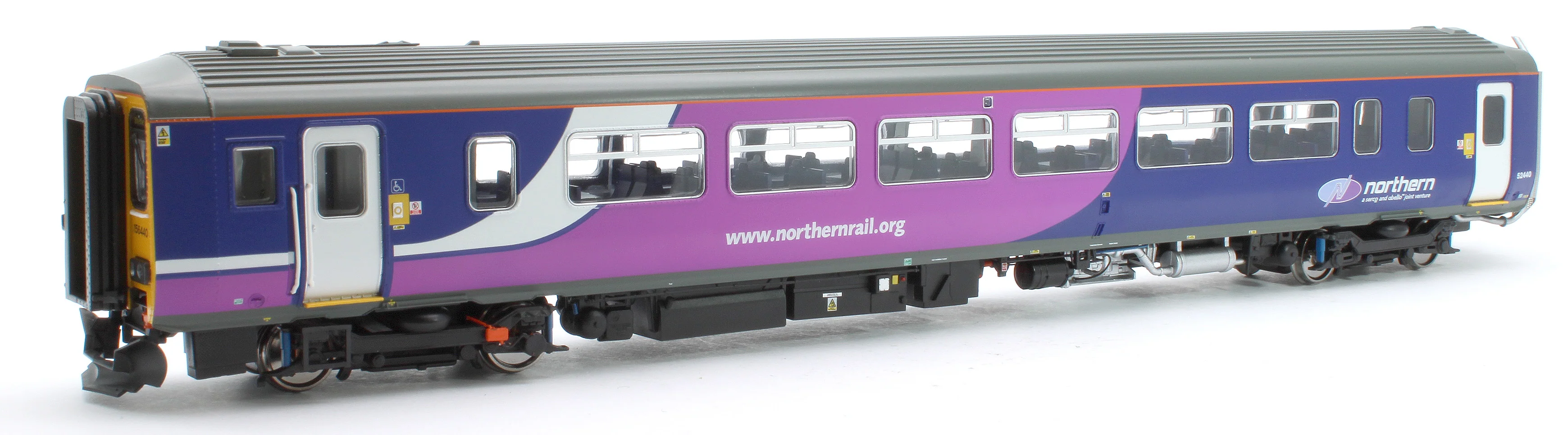 RT156-422 Class 156 Northern Midnight Blue Livery 2 Car DMU - Image 11