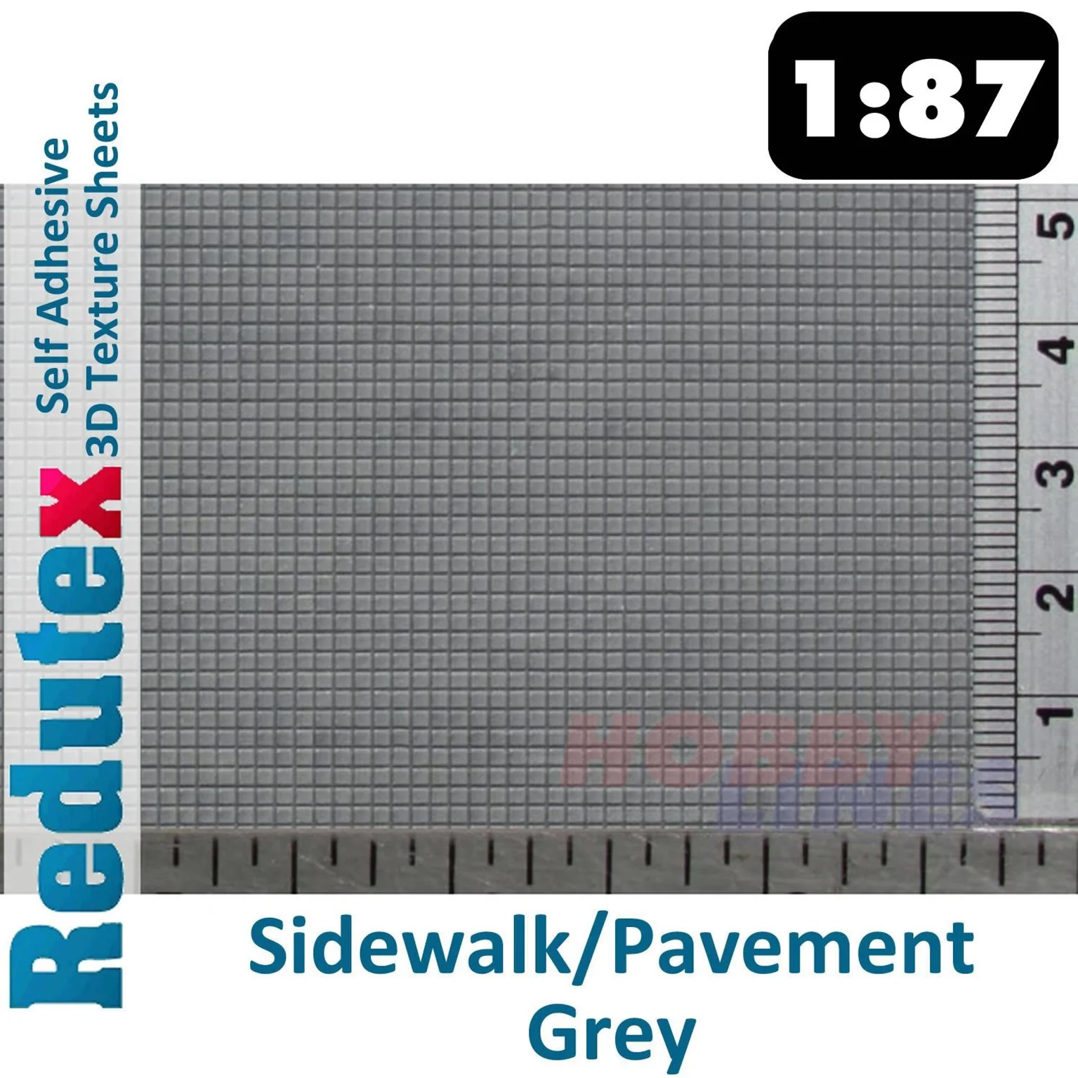 087AC111 Sidewalk Grey OO/HO Self Adhesive 3D Textured Sheet