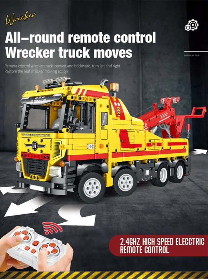 22012 RC Rescue Truck 1910pc Construction Set - Image 2