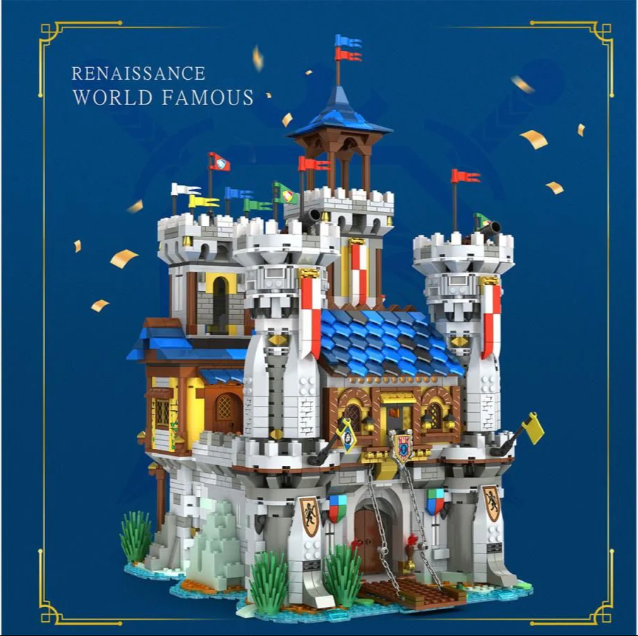 66006A1 Medieval Castle 2722pc Construction Set - Image 2