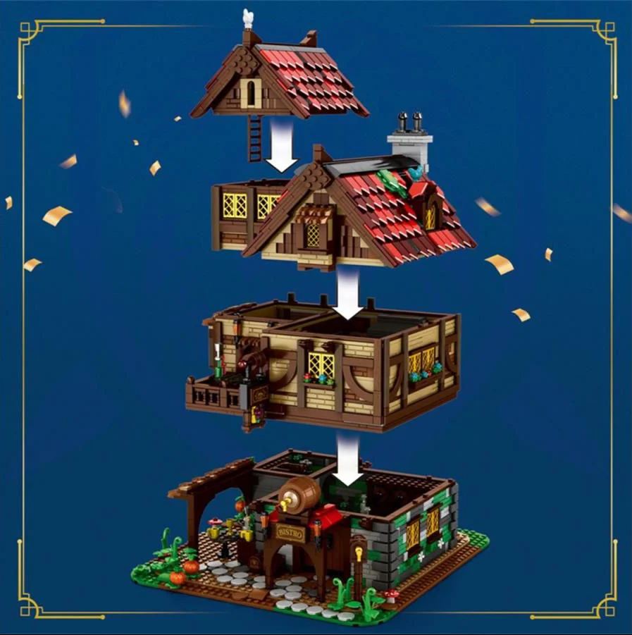 66018 Medieval Bistro 2831pc Construction Set - Image 2