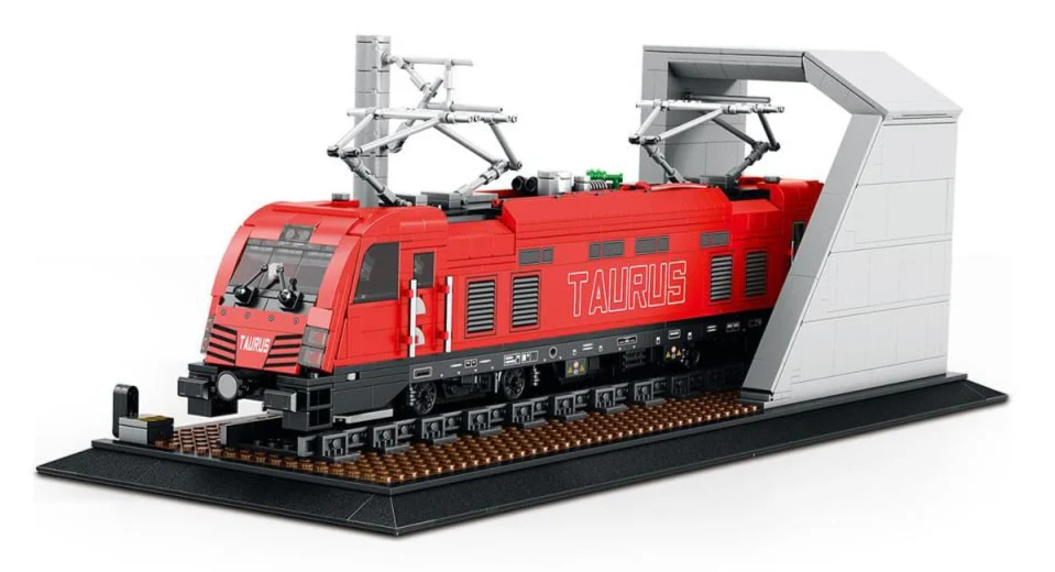 66020A European Electric Locomotive 1939pc Construction Set