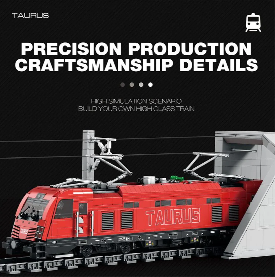 66020A European Electric Locomotive 1939pc Construction Set - Image 4