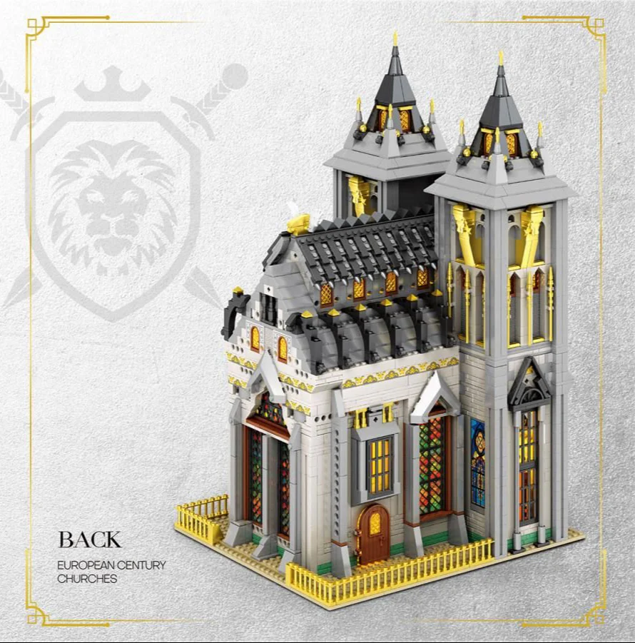 66027 Medieval Church 3468pc Construction Set - Image 4