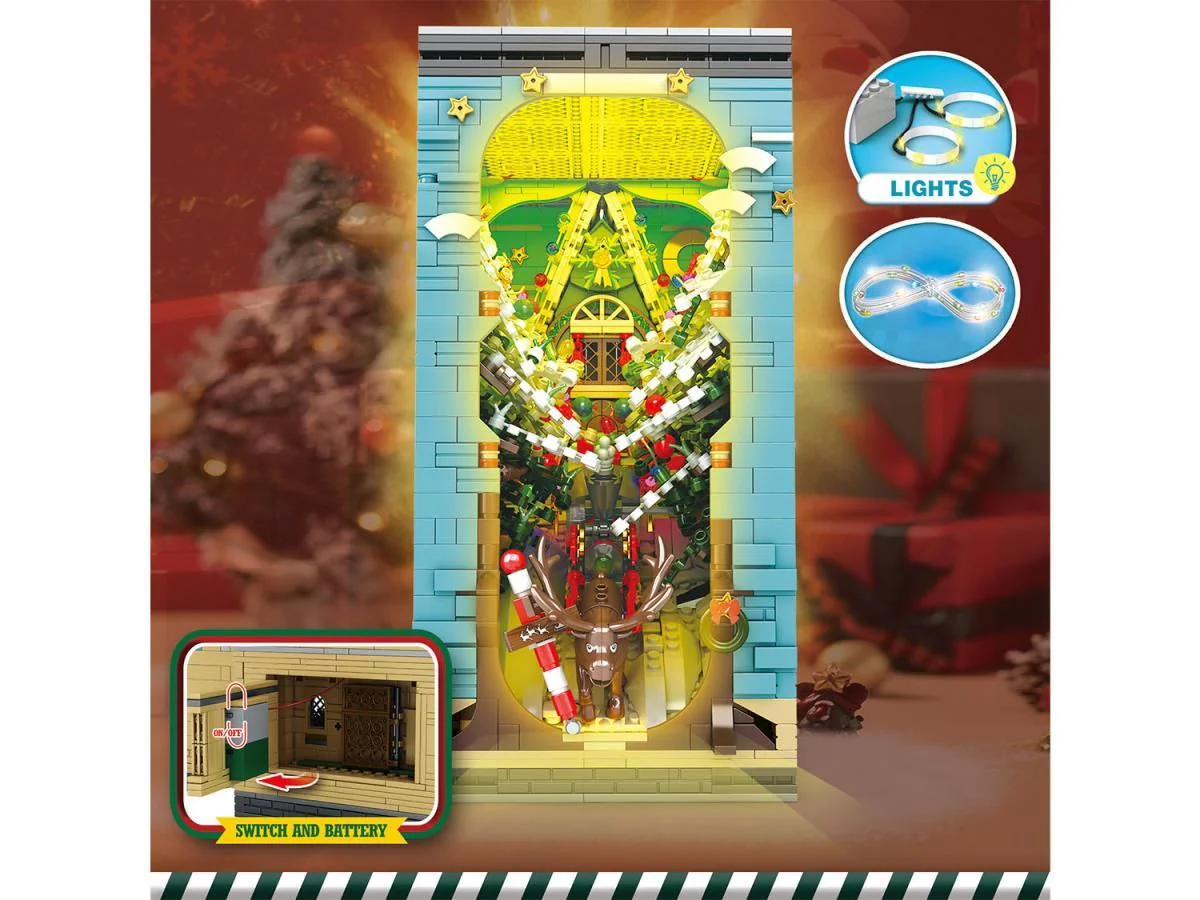 66033 Christmas Book 3260pc Construction Set - Image 5