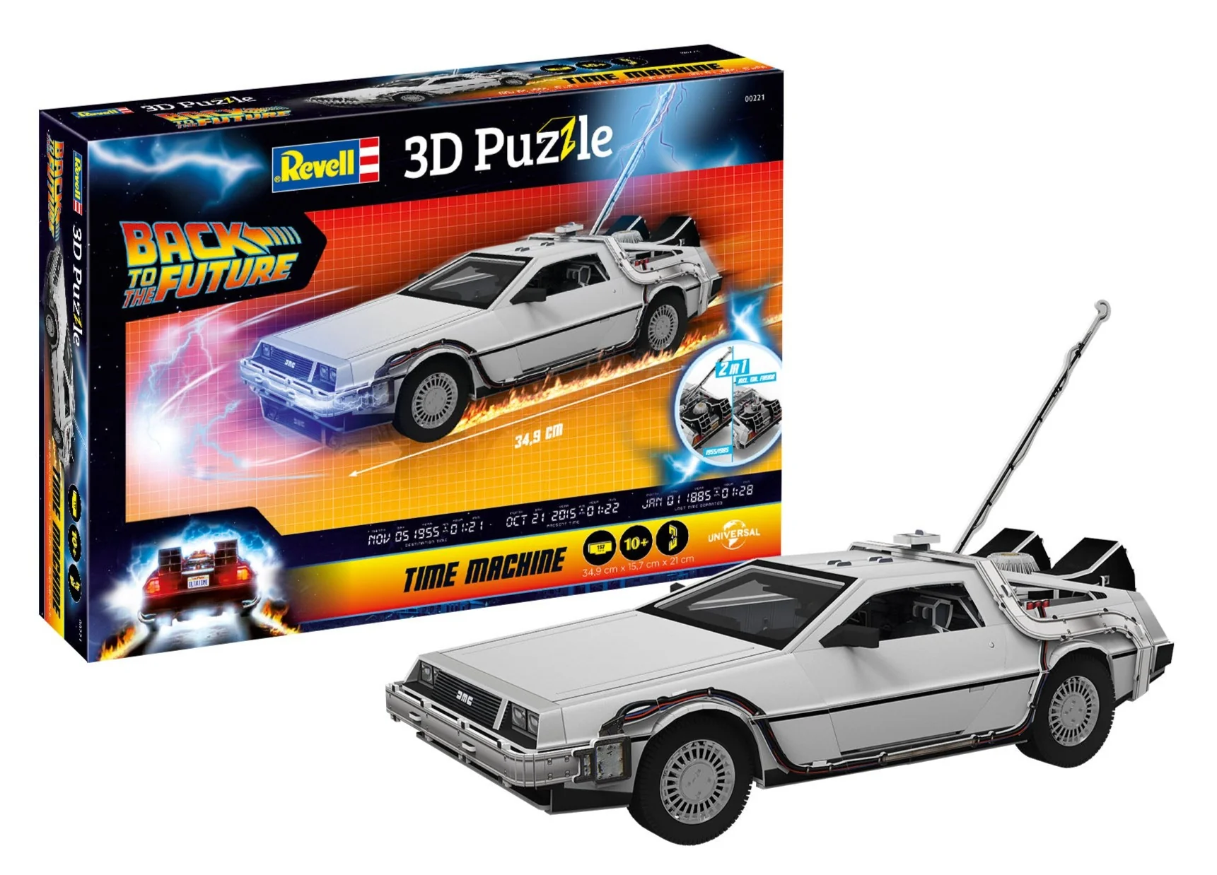 00221 Time Machine "Back to the Future" Model Kit