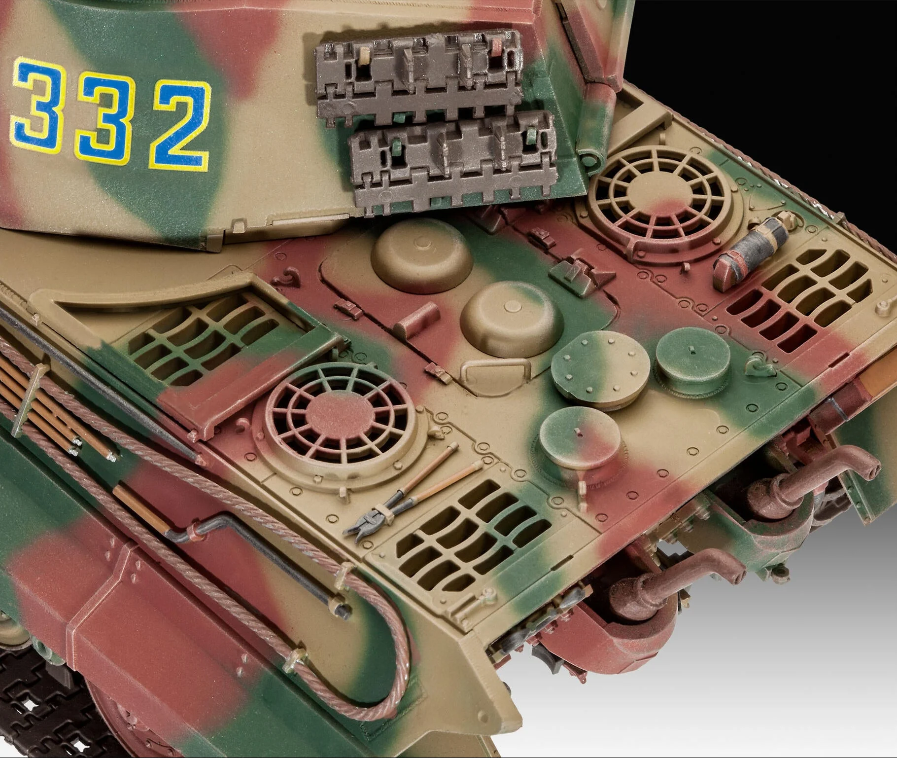 03249 Tiger II Ausf.B (Henschel Turret) Model Kit - Image 3