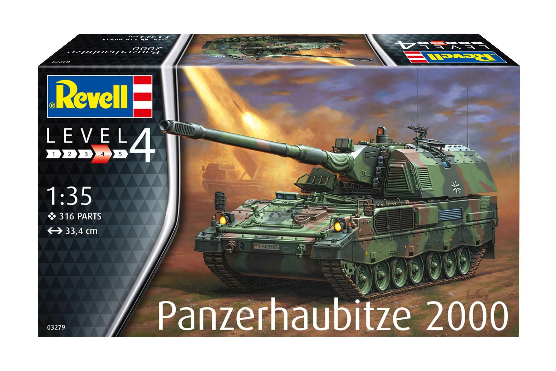 03279 Panzerhaubitze 2000 Model Kit - Image 8
